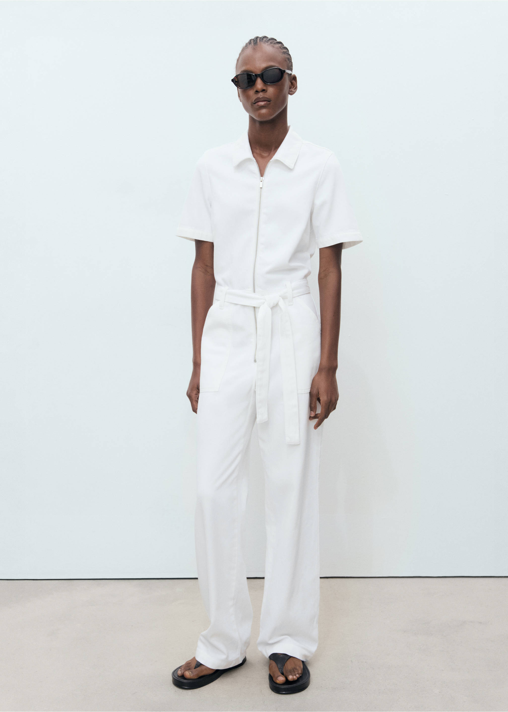 Mono vaquero cinturón - Plano general, Blanco. Ref: 87067893-00.