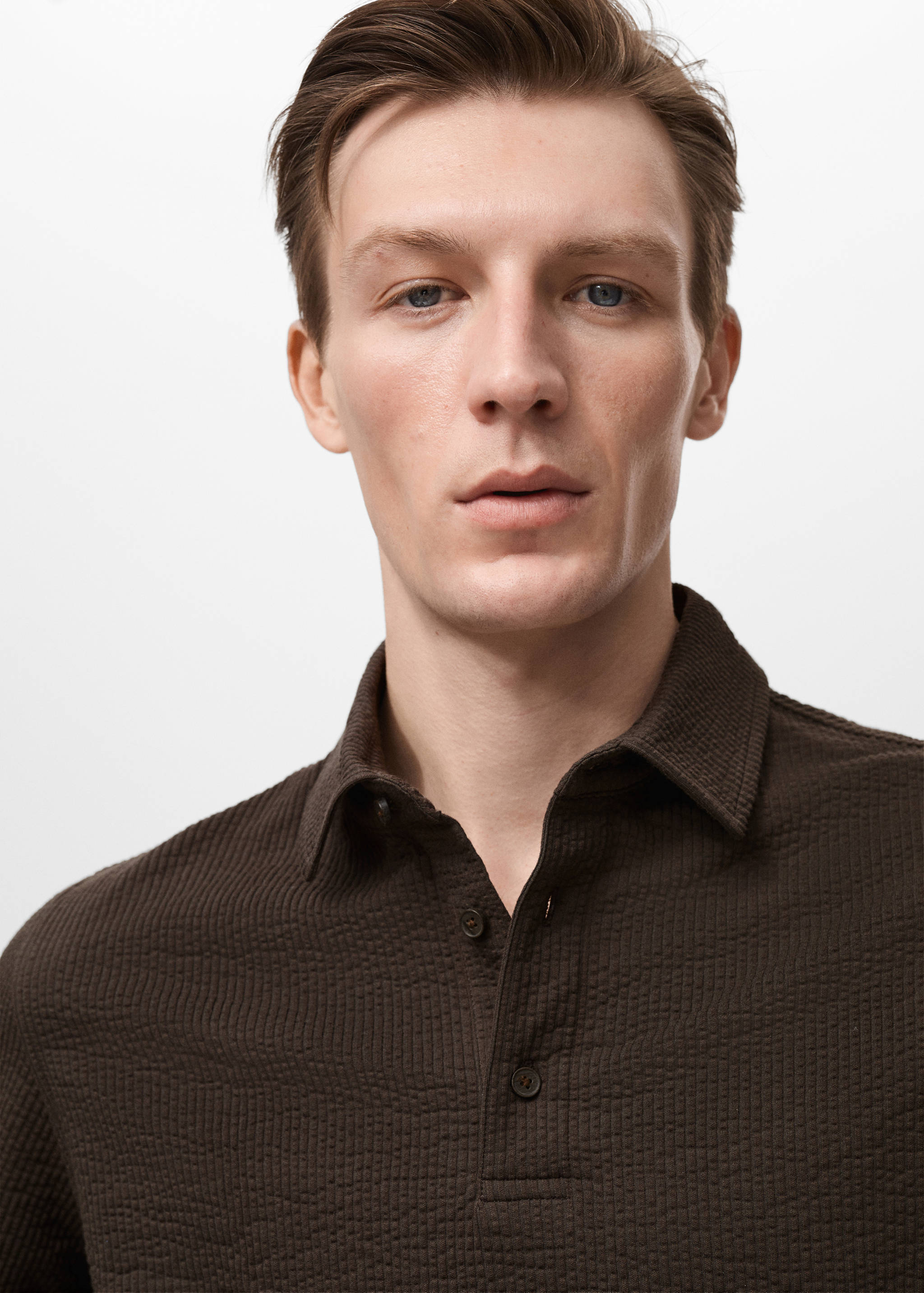 Polo coton seersucker - Détail de l'article 1