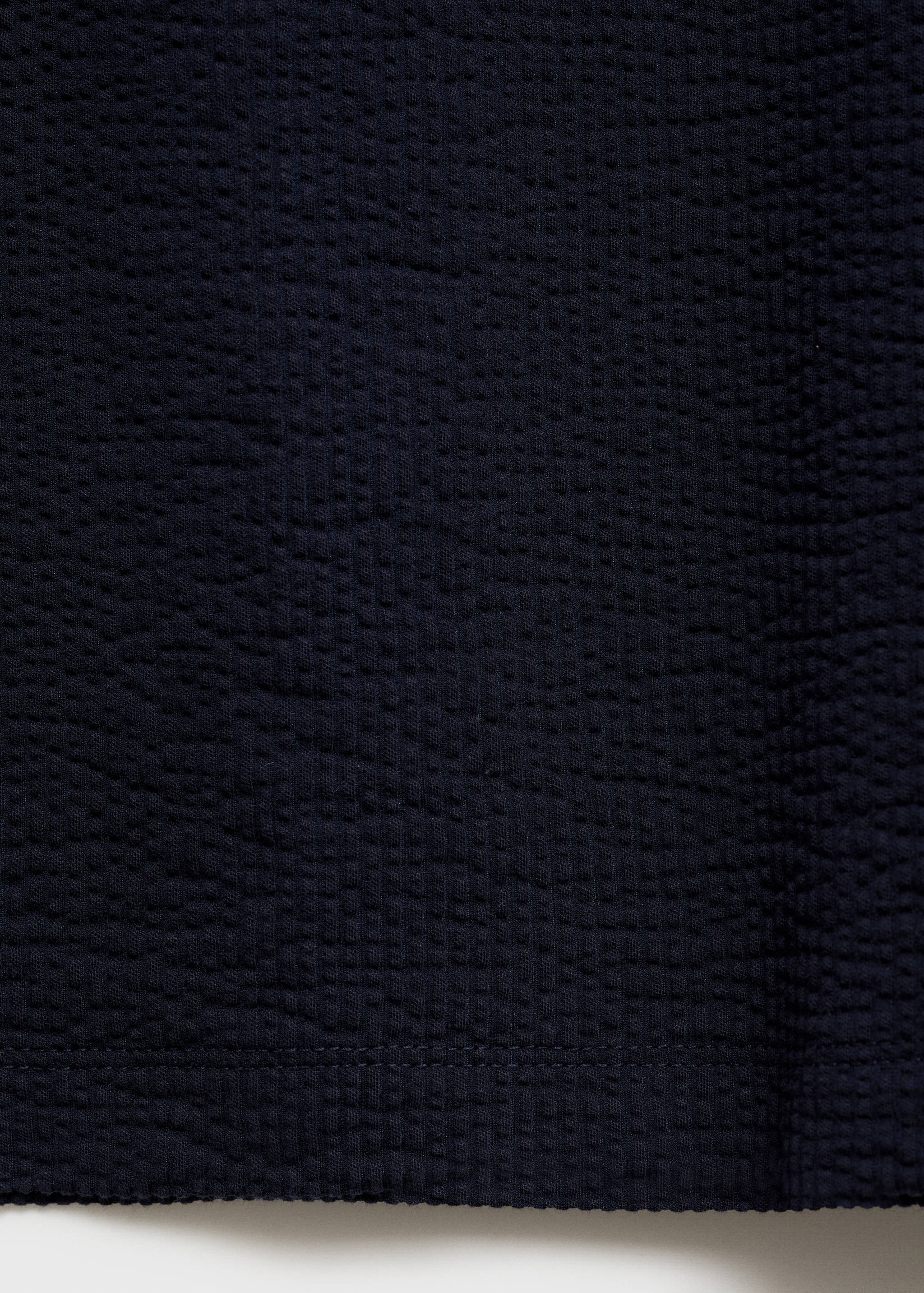 Poloshirt aus Seersucker-Baumwolle - Detail des Artikels 8