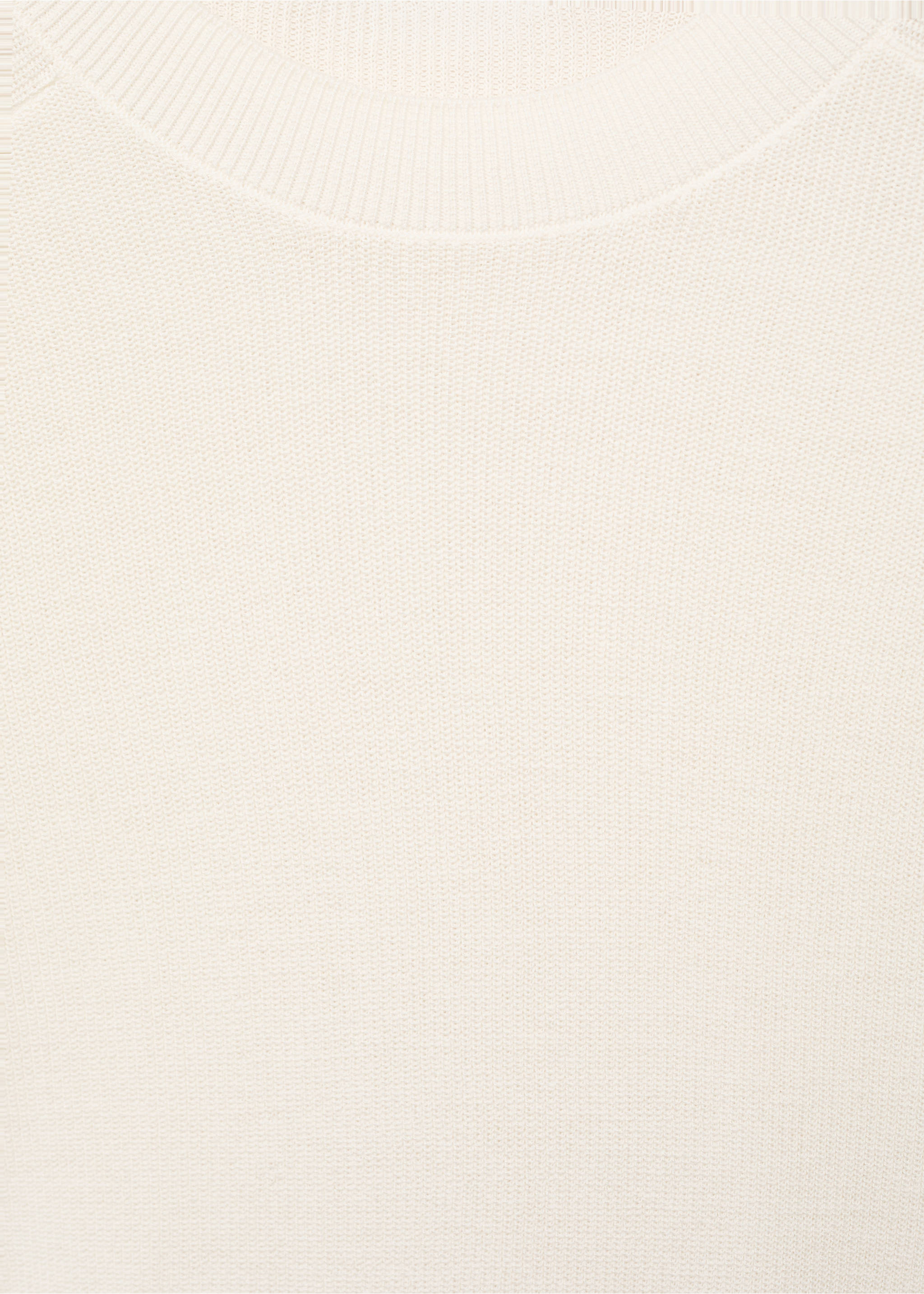 Shirt aus Feinstrick - Detail des Artikels 8, Ecru. Ref: 87067897-00.