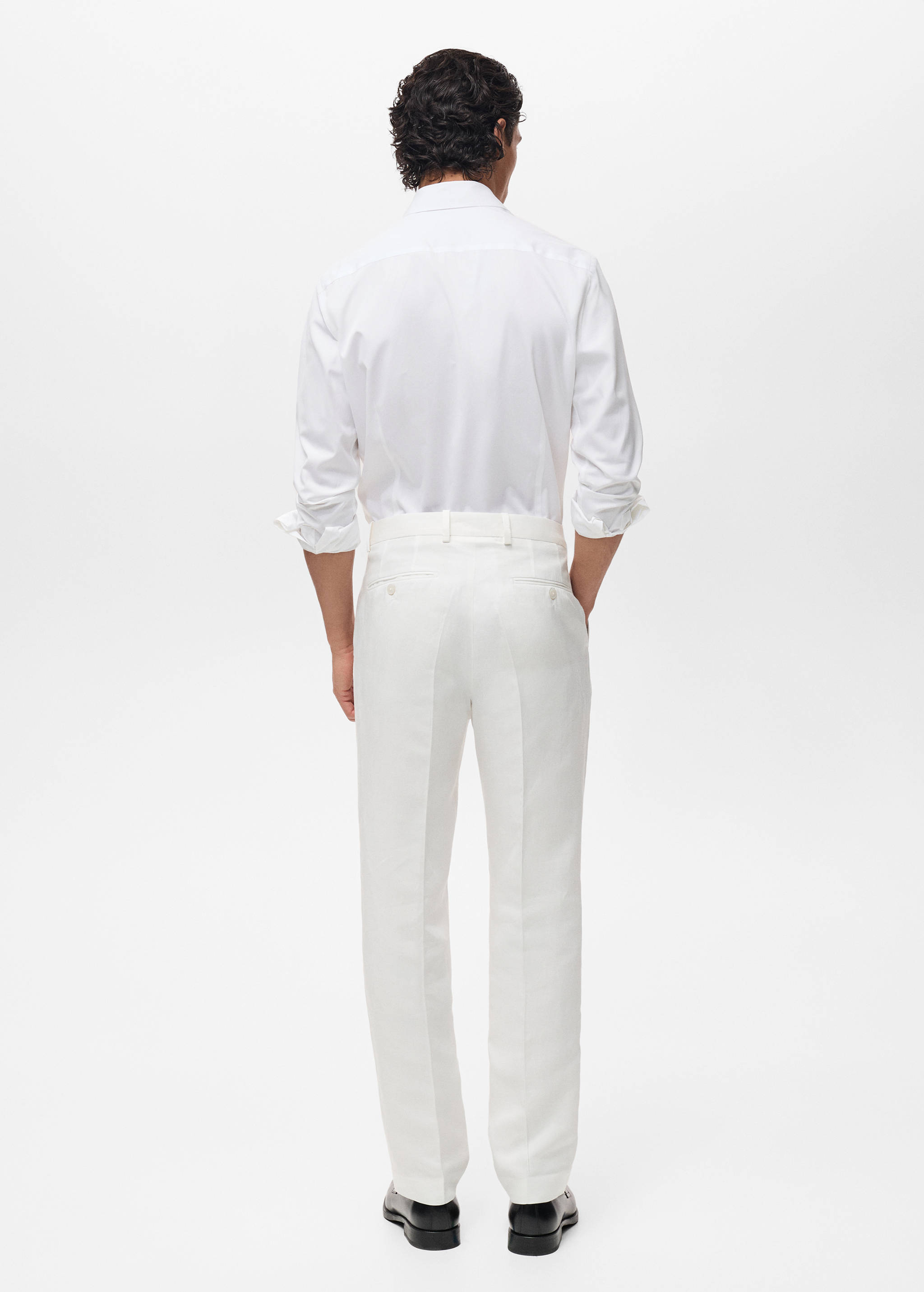 100% cotton slim fit shirt - Reverse of the article