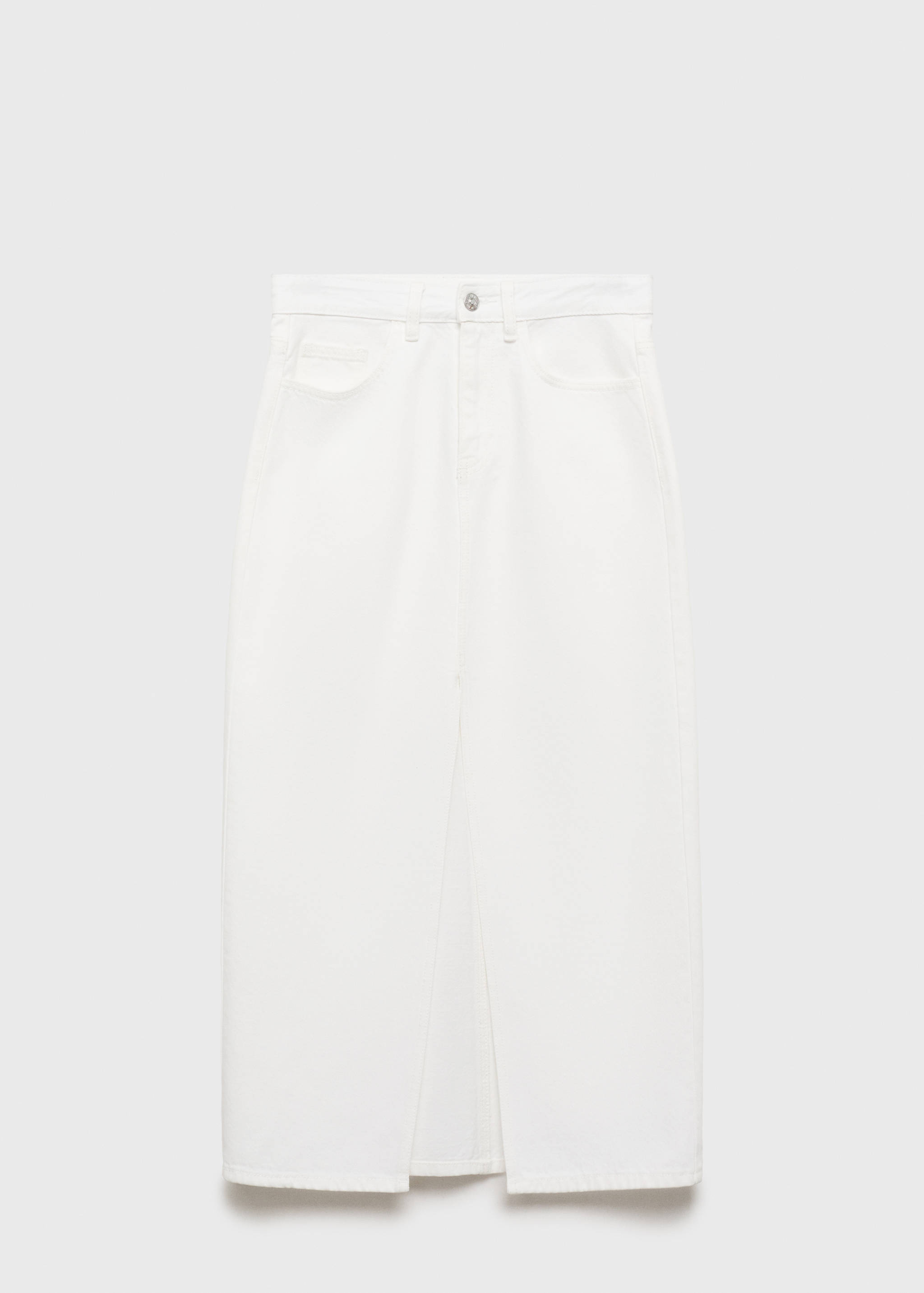 Long denim skirt - Article without model