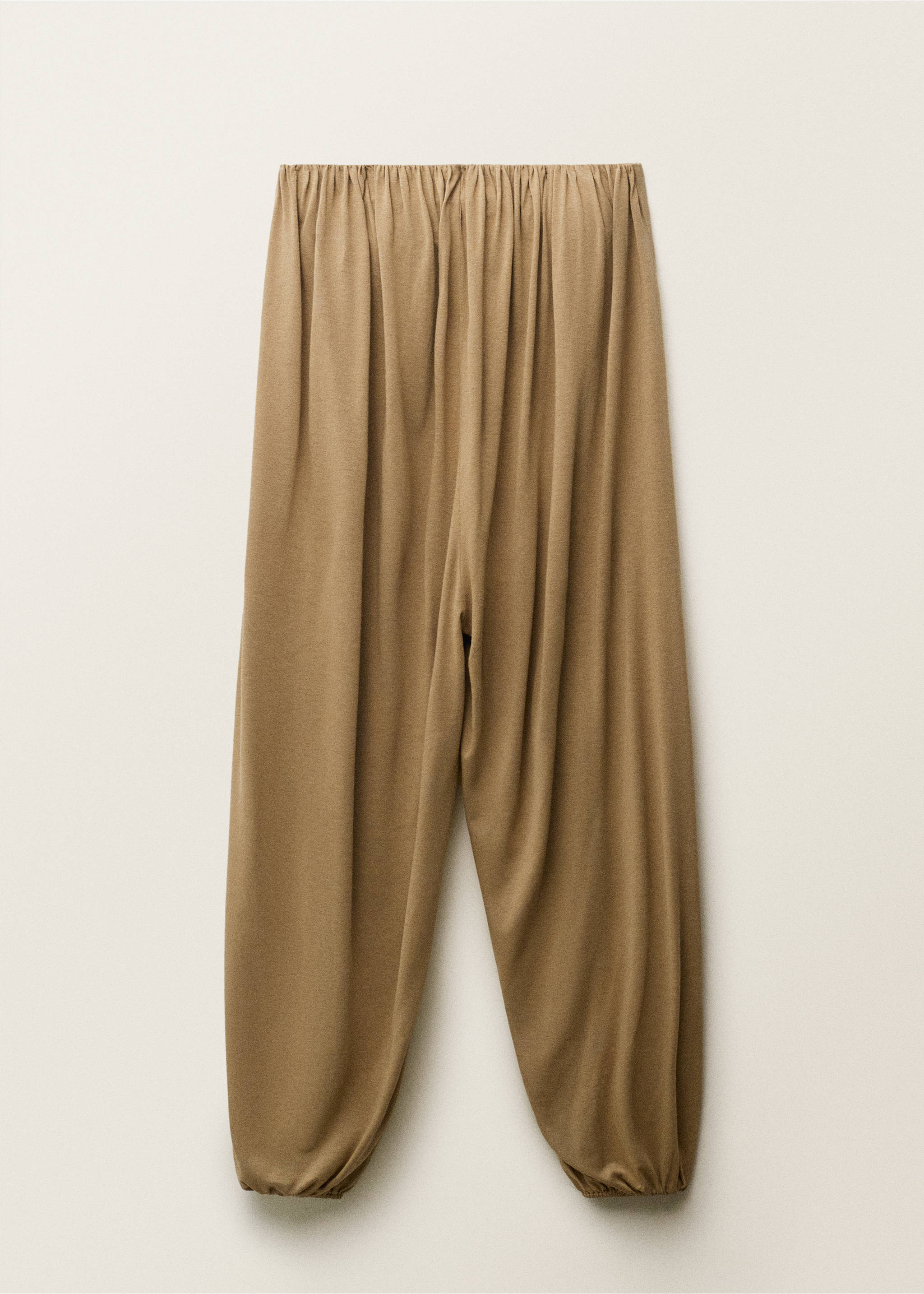 Kombinezon bez ramiączek z bufiastym dołem - Artykuł bez modela/modelki, Beżowy. Ref: 87067905-00.