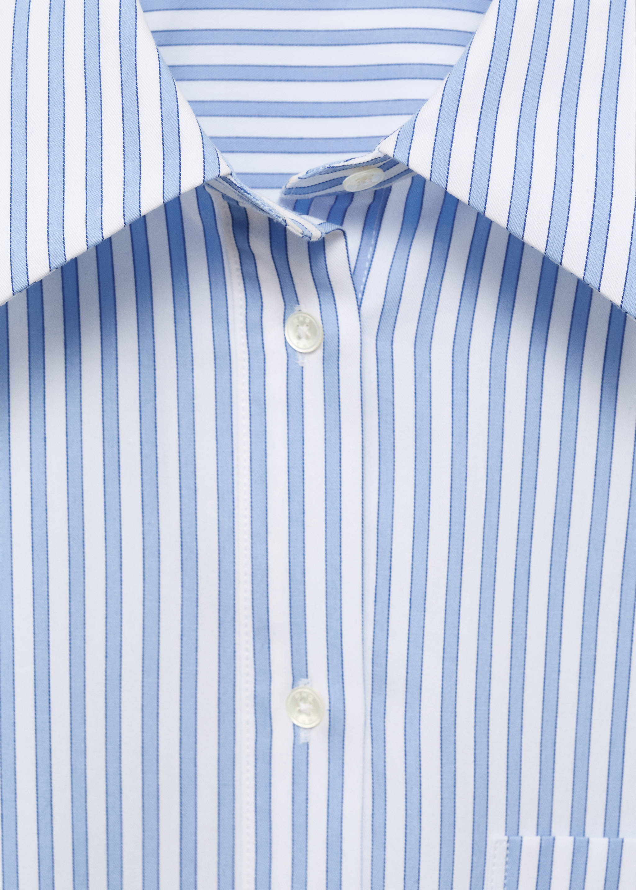 Camisa popelín rayas mensaje bordado - Detalle del artículo 8