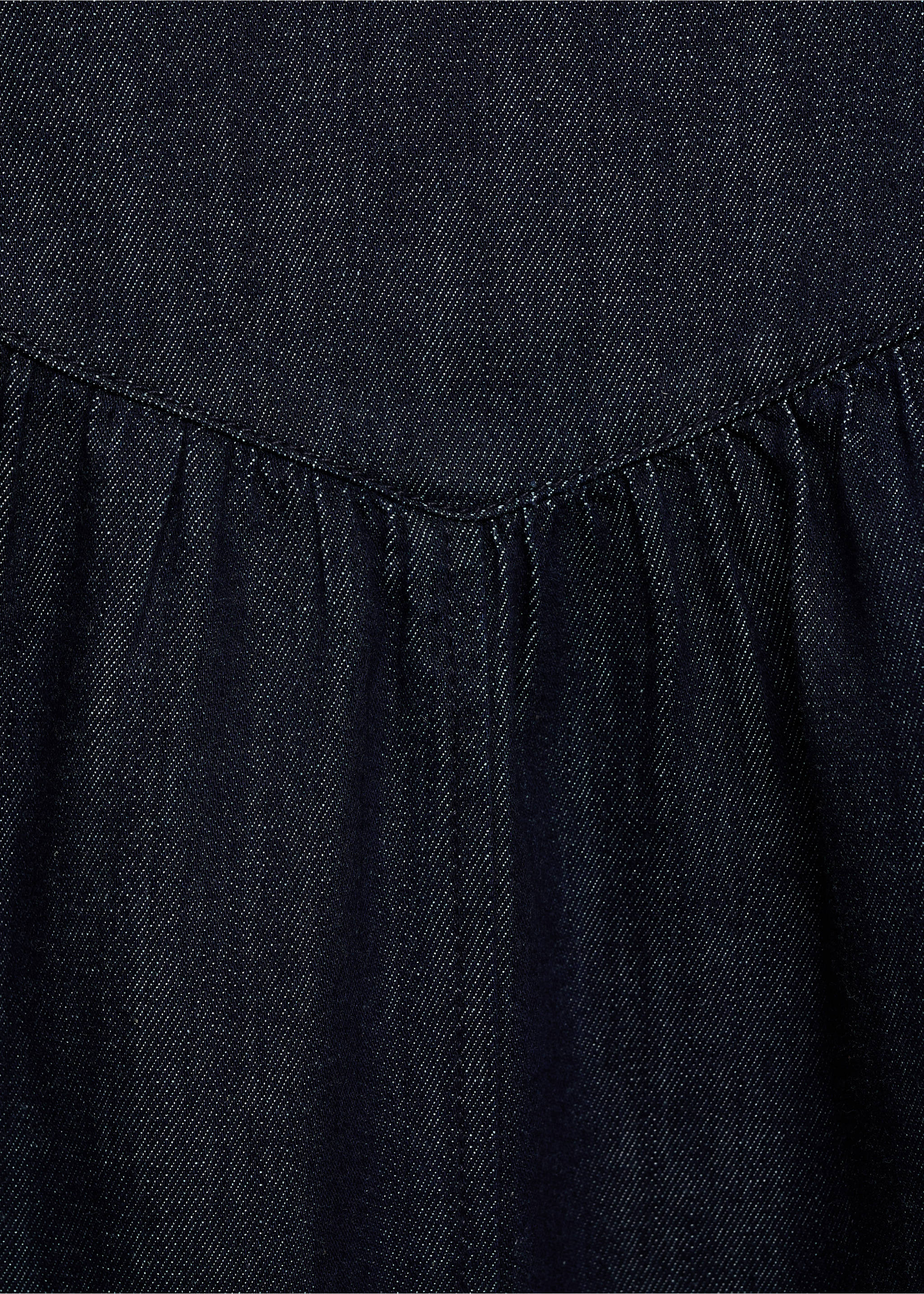 Ausgestellter Jeansrock - Detail des Artikels 8, Blau. Ref: 87067910-00.