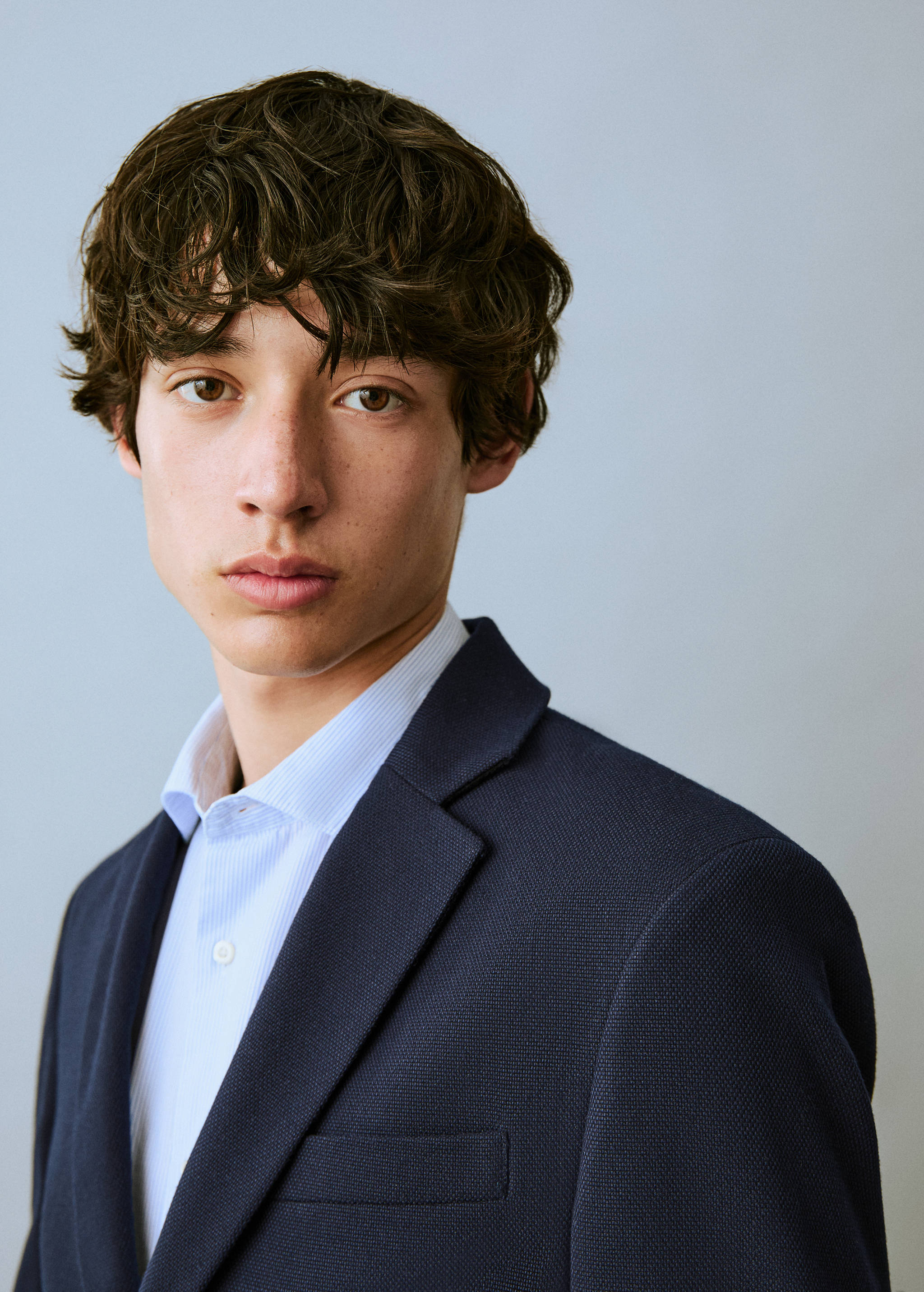 Americana slim fit piqué - Detalle del artículo 1