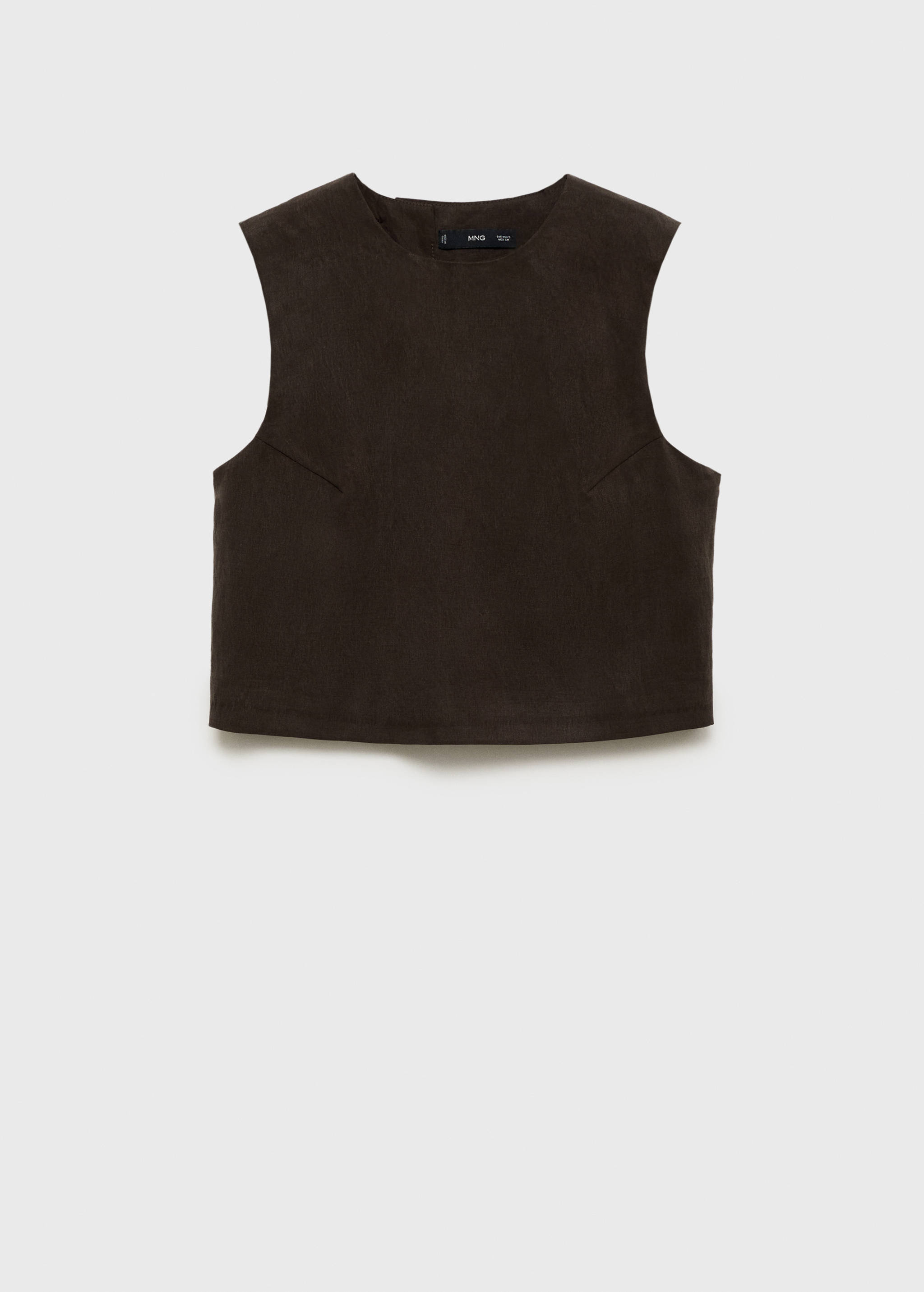 Lyocell top with buttons on the back - Article without model