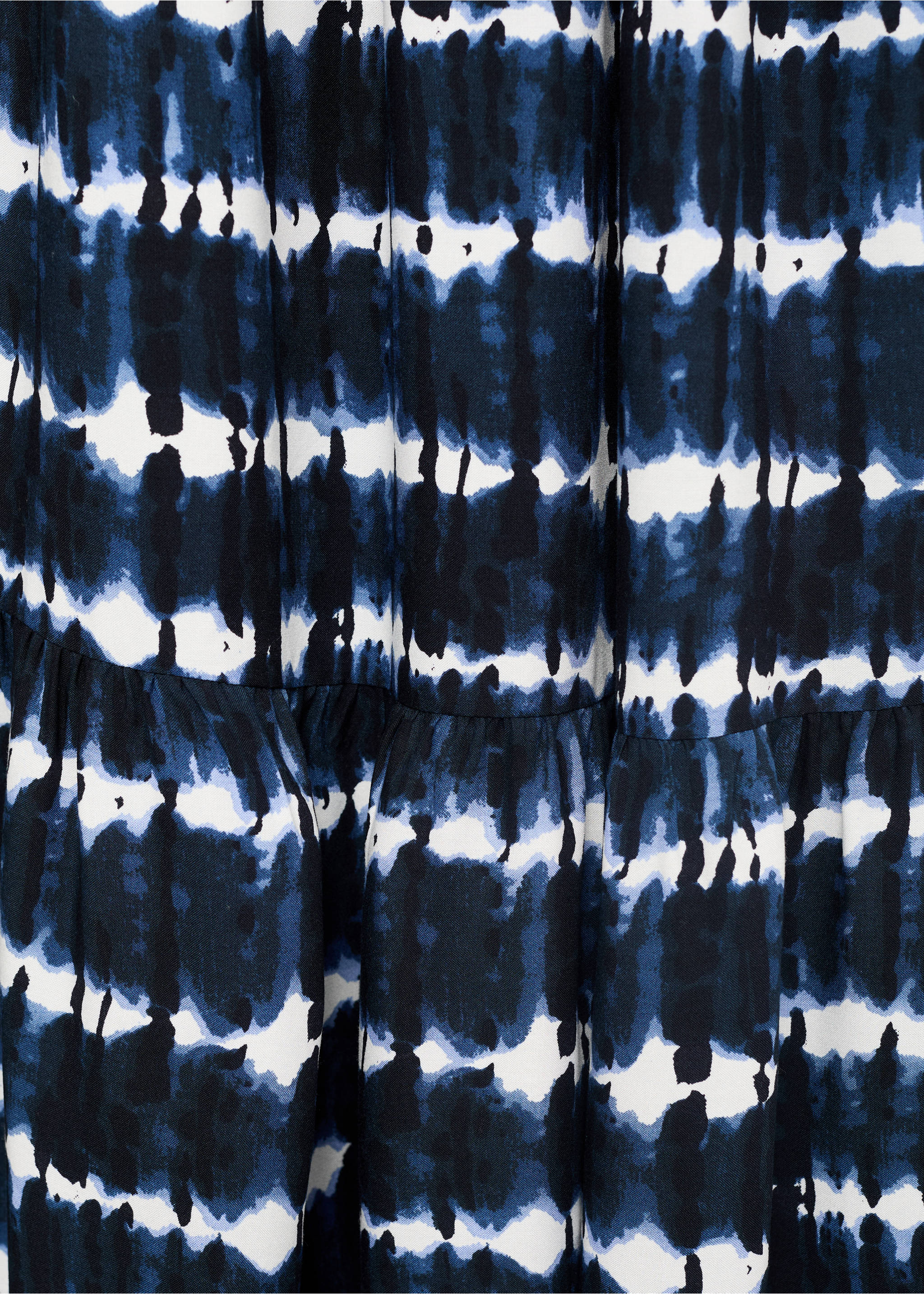 Long tie-dye skirt - Details of the article 0, Dark Navy. Ref: 87068265-00.