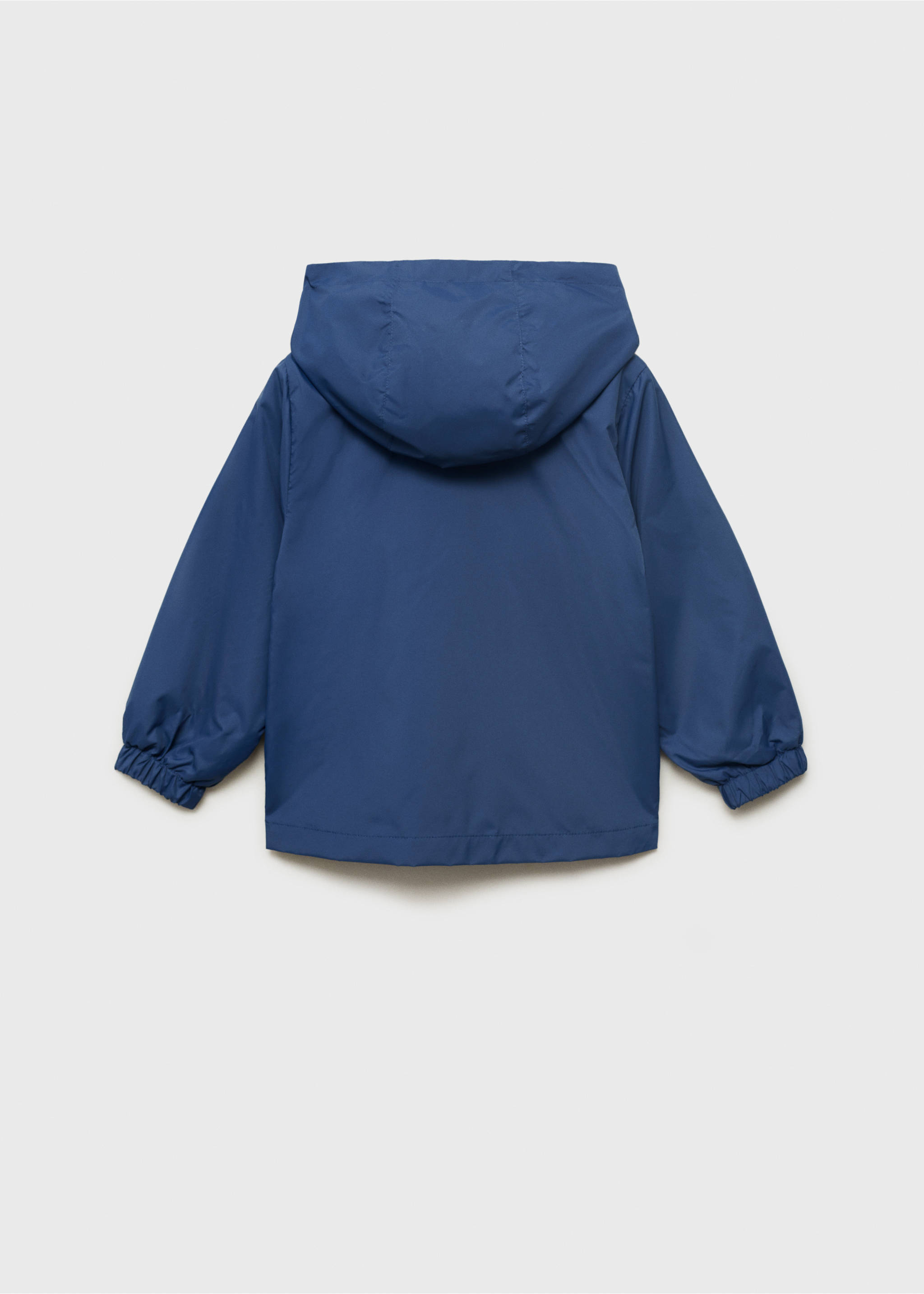 Palton impermeabil cu glugă - Spatele articolului, Bleumarin. Ref: 87068266-00.