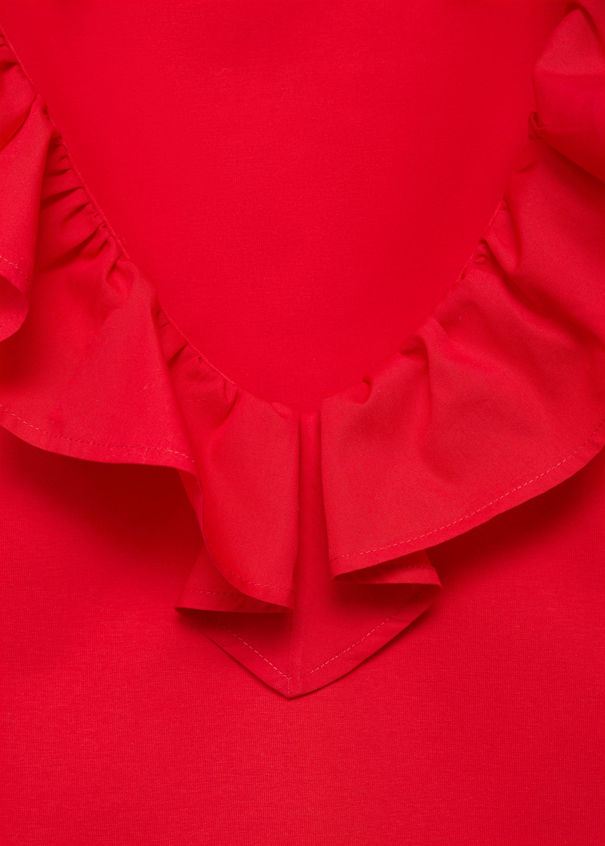 Cotton top with ruffles - Details of the article 8