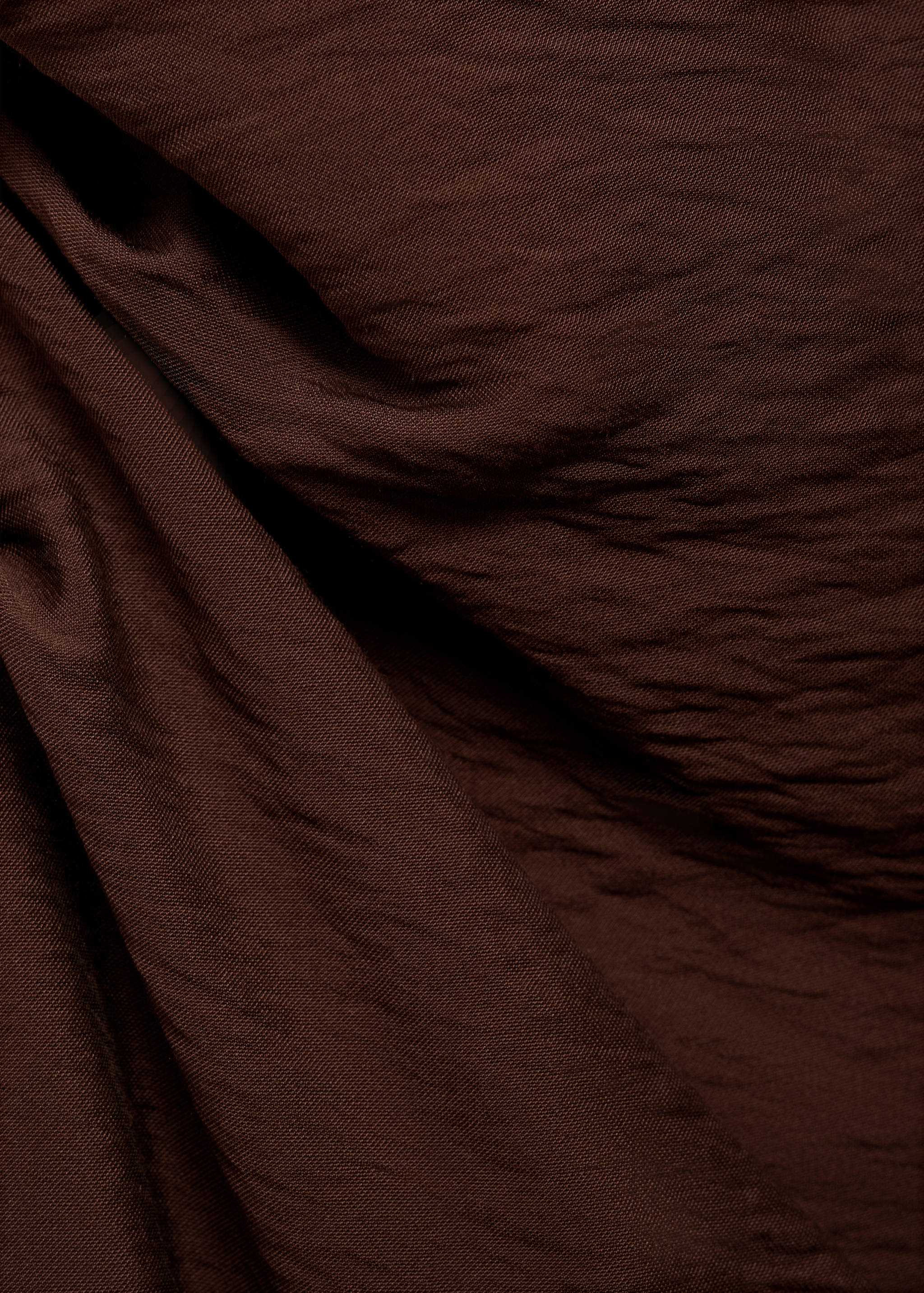 Robe texturée drapée - Détail de l'article 0