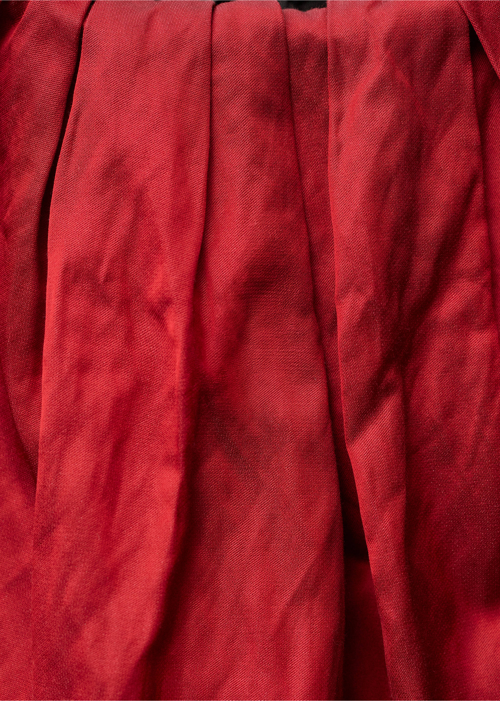 Halter dress with bow detail - Details of the article 0, Red. Ref: 87068274-00.