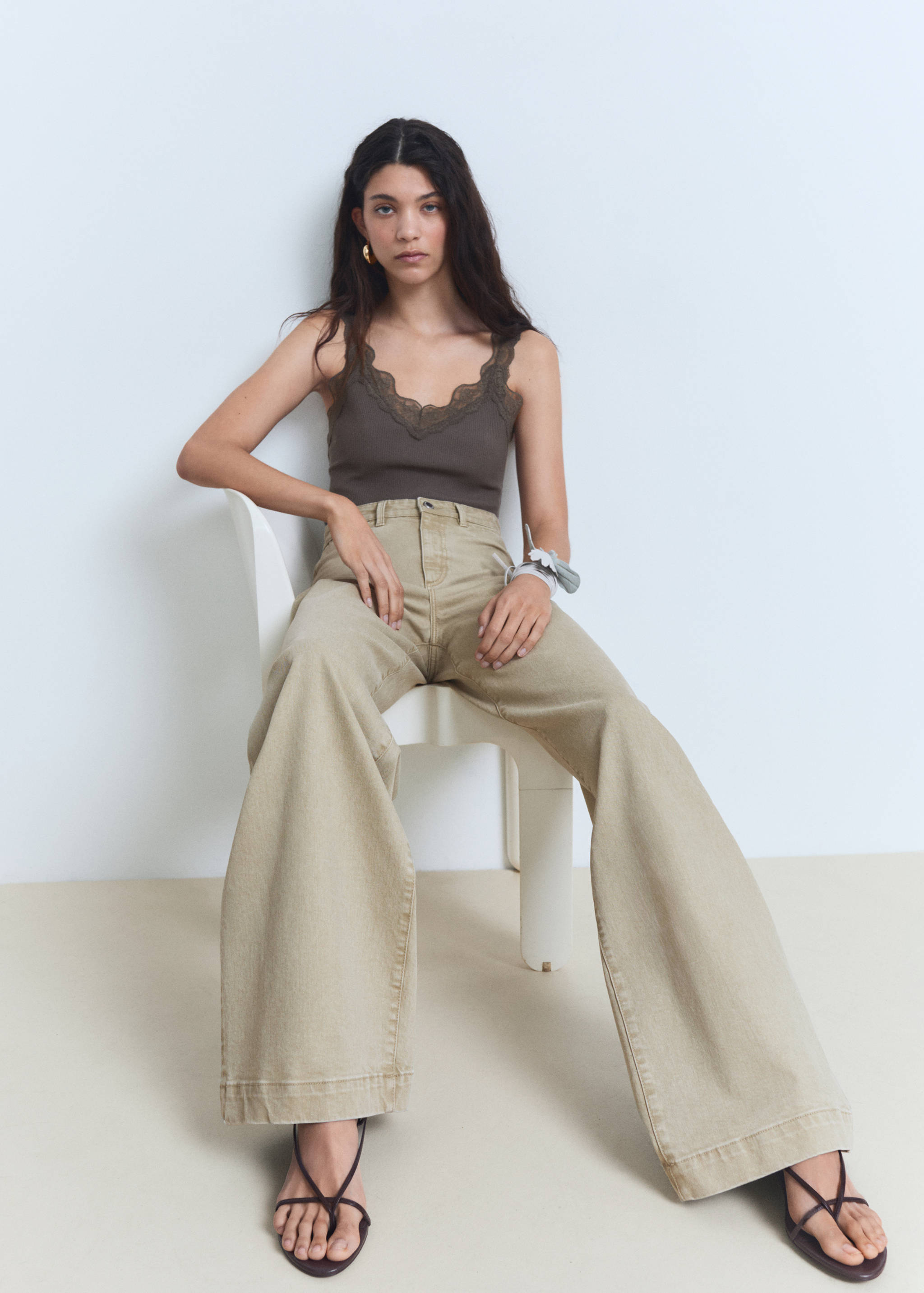 Jeans wide leg tiro alto full length - Detalle del artículo 2