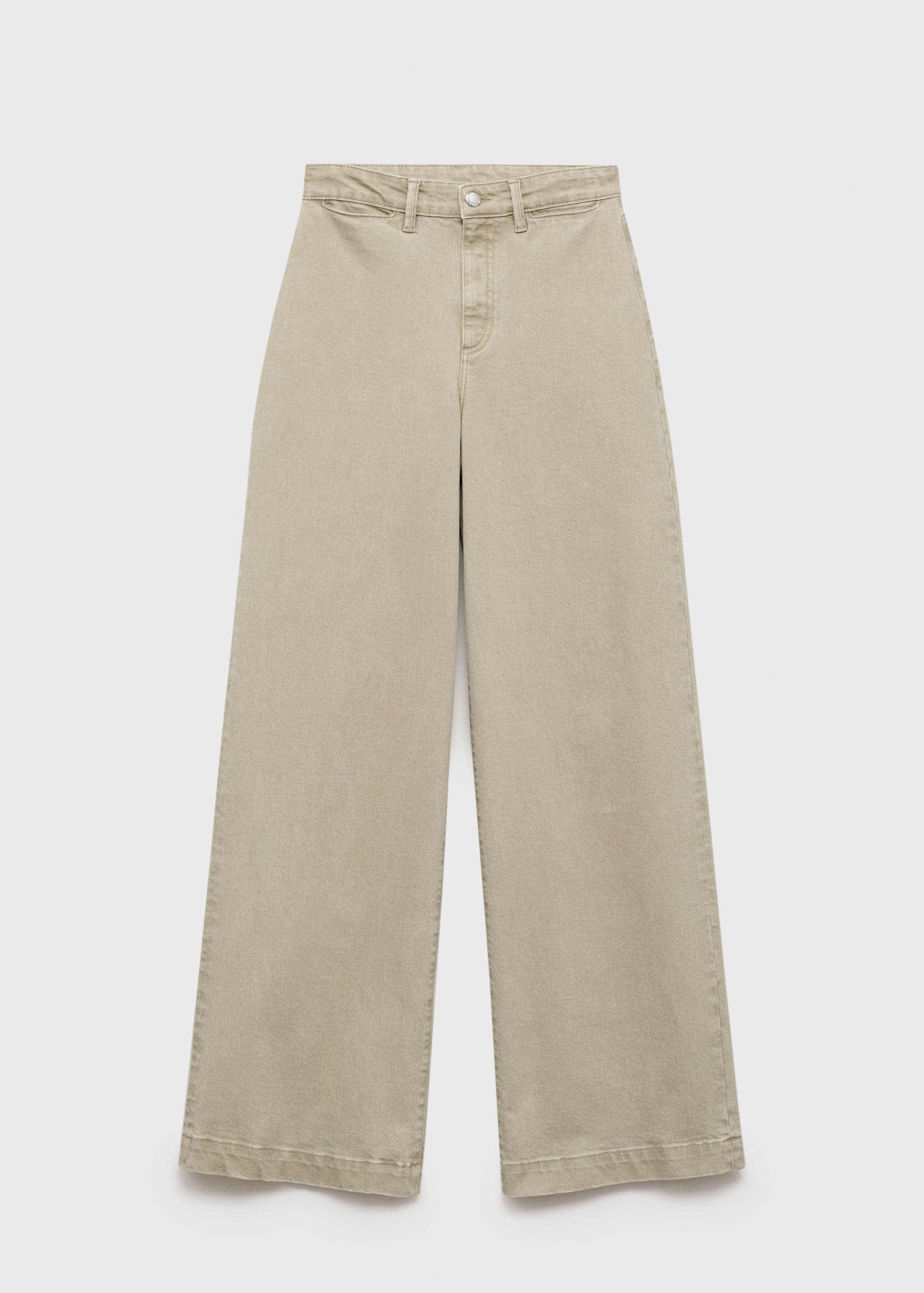 Wideleg full-length jeans med hög midja - Artikel utan modell