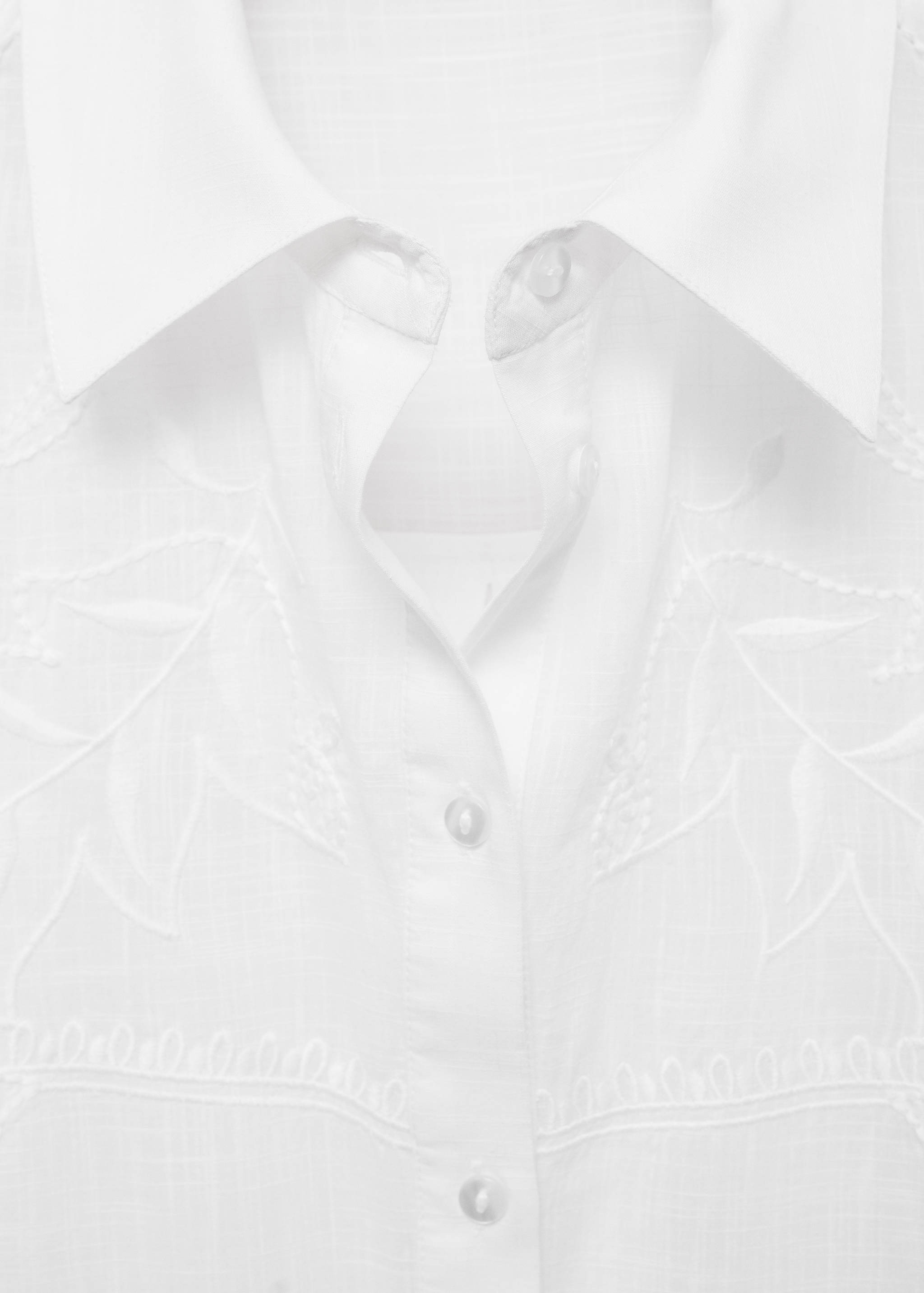 Oversized embroidered shirt - Details of the article 8