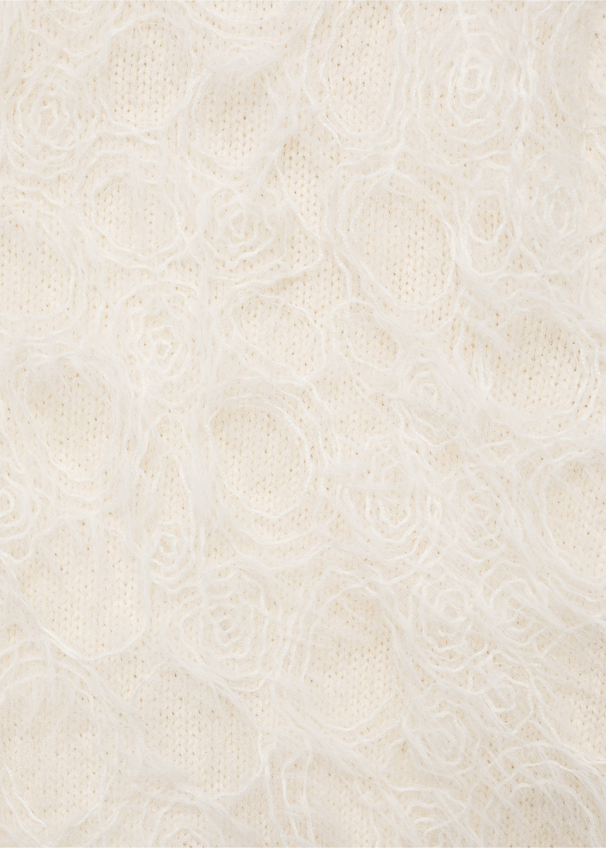 Krótki kardigan z dzianiny - Szczegóły artykułu 0, Beżowy. Ref: 87068649-00.