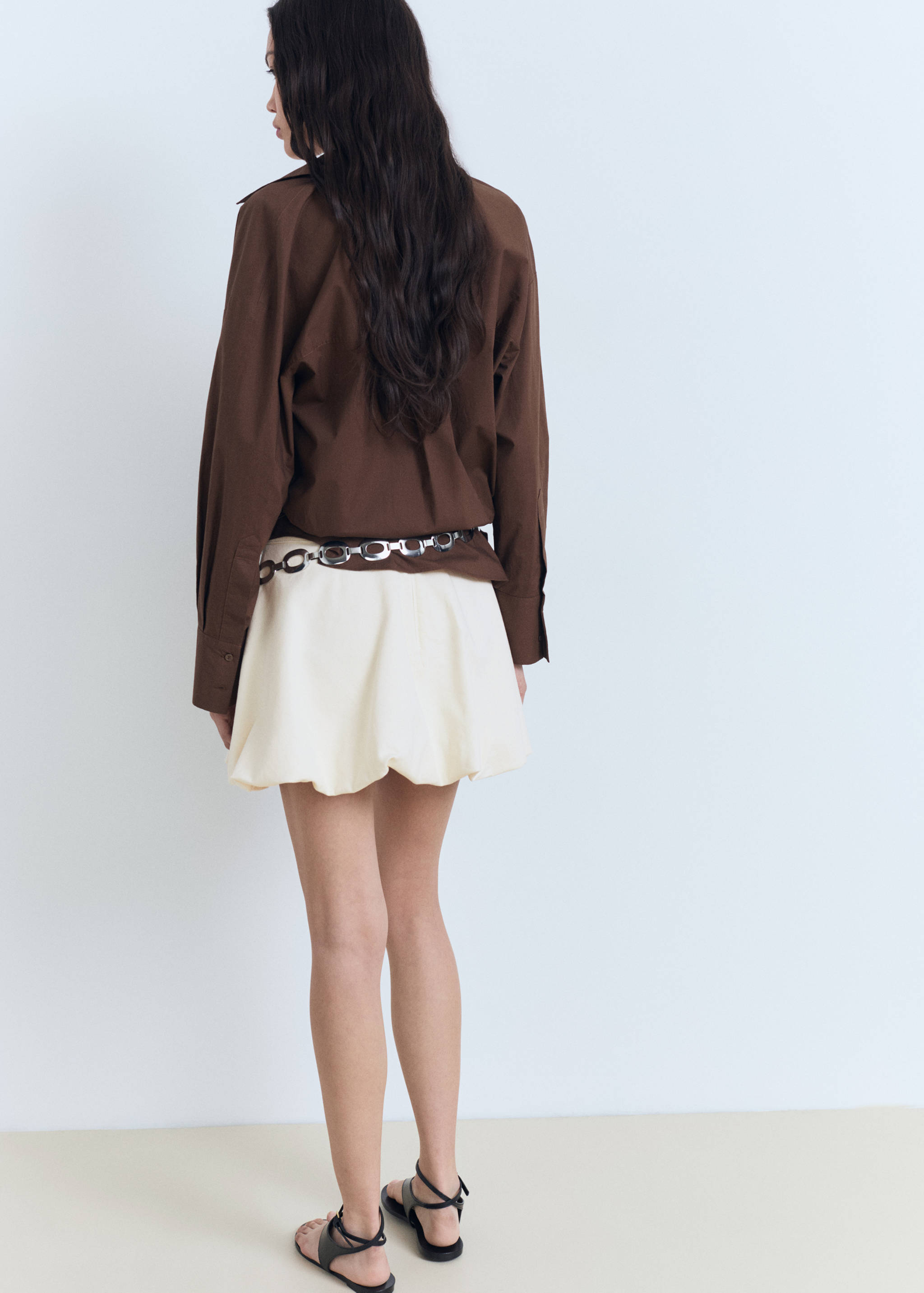 Mini balloon skirt - Reverse of the article