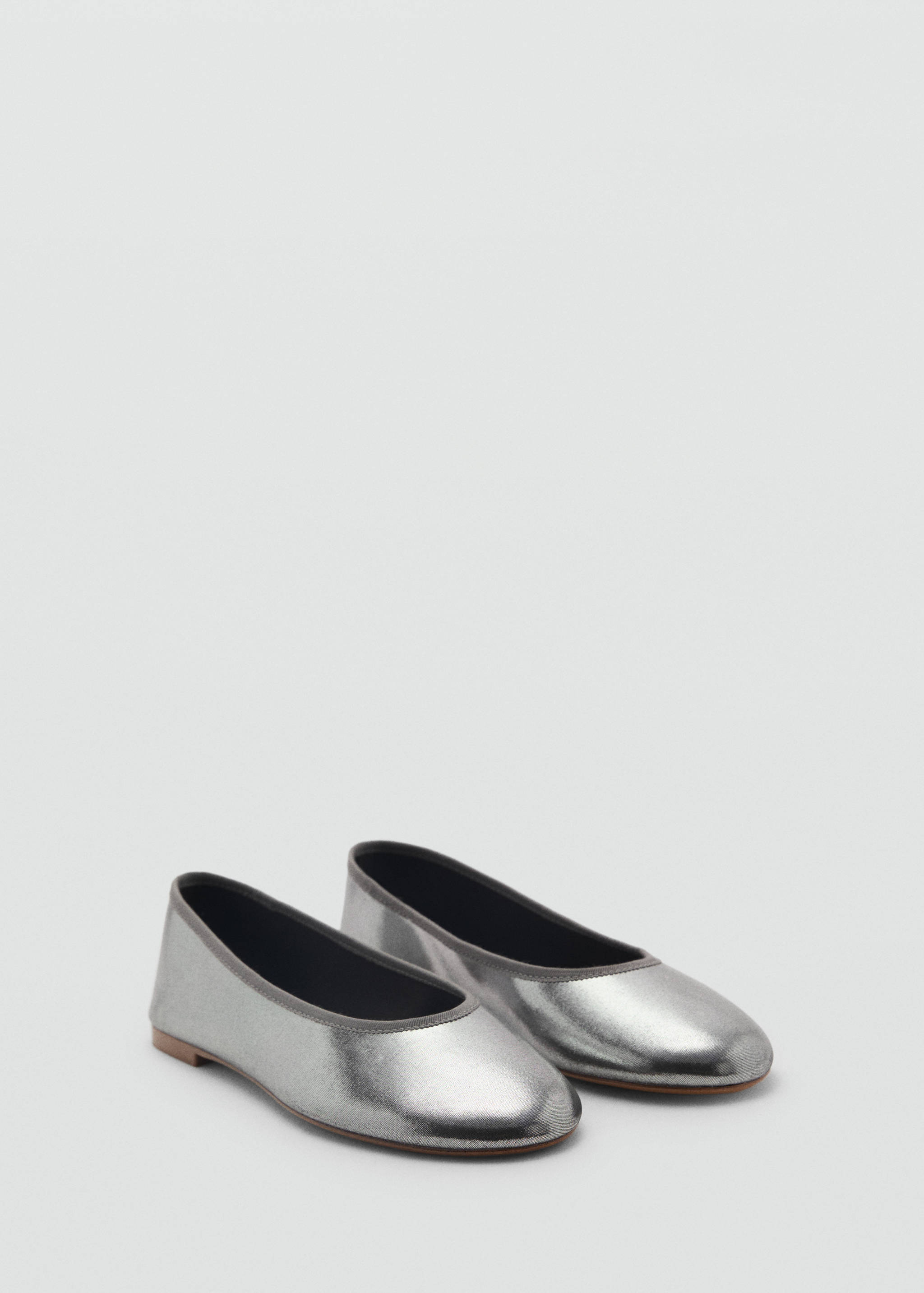 Metallic ballet flats - Medium plane