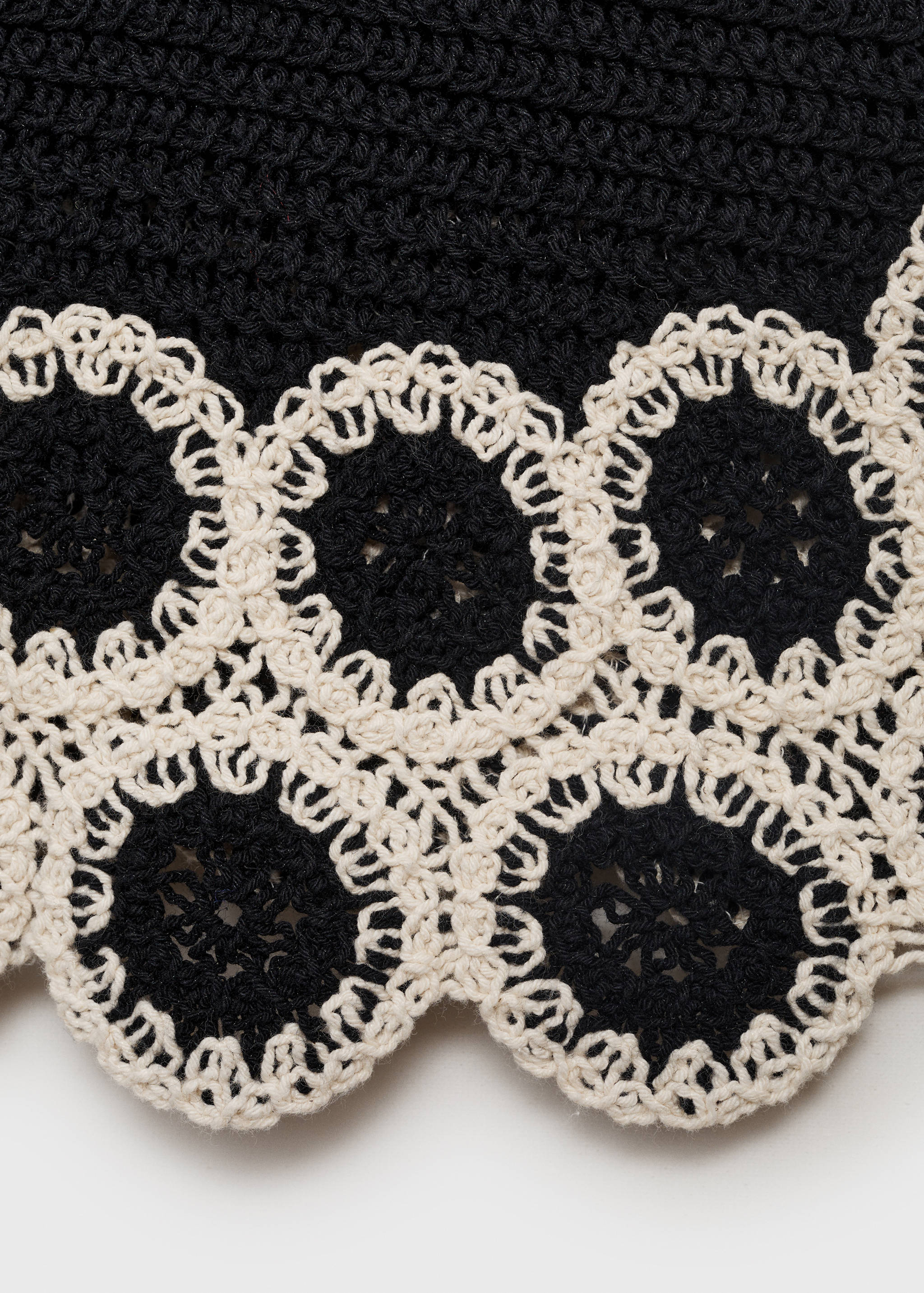 Colete de croché com estampado circular - Pormenor do artigo 8