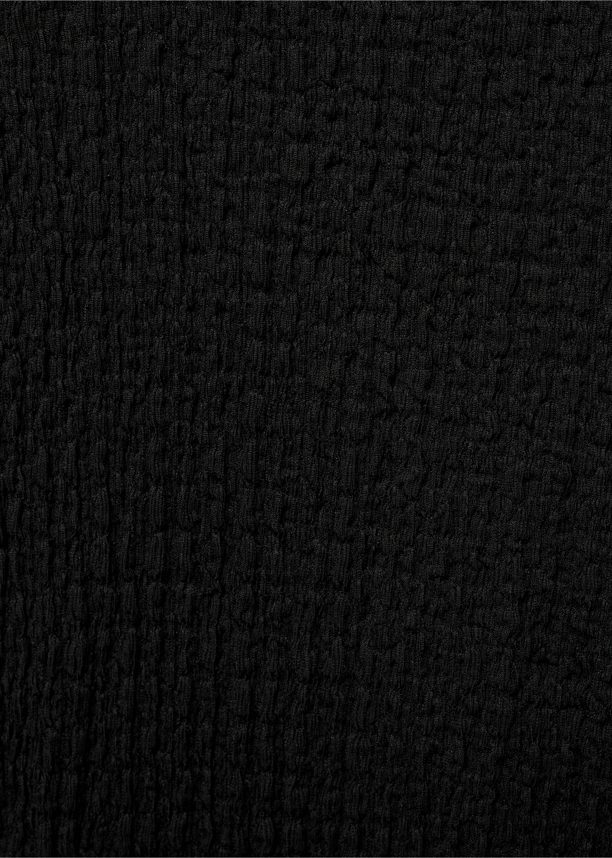 Textured trousers - Details of the article 0, Black. Ref: 87069220-00.
