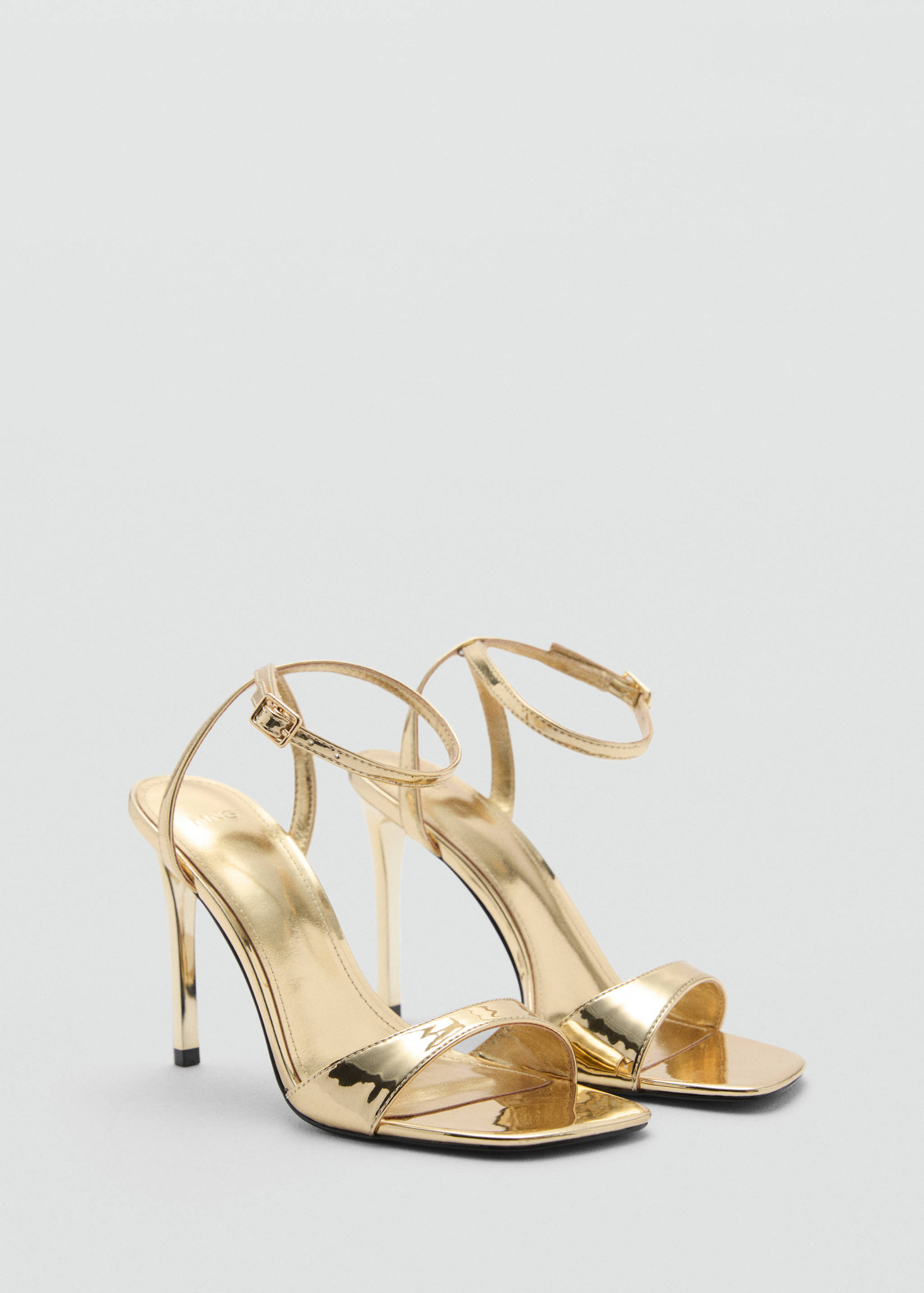 Strappy heeled sandals - Medium plane