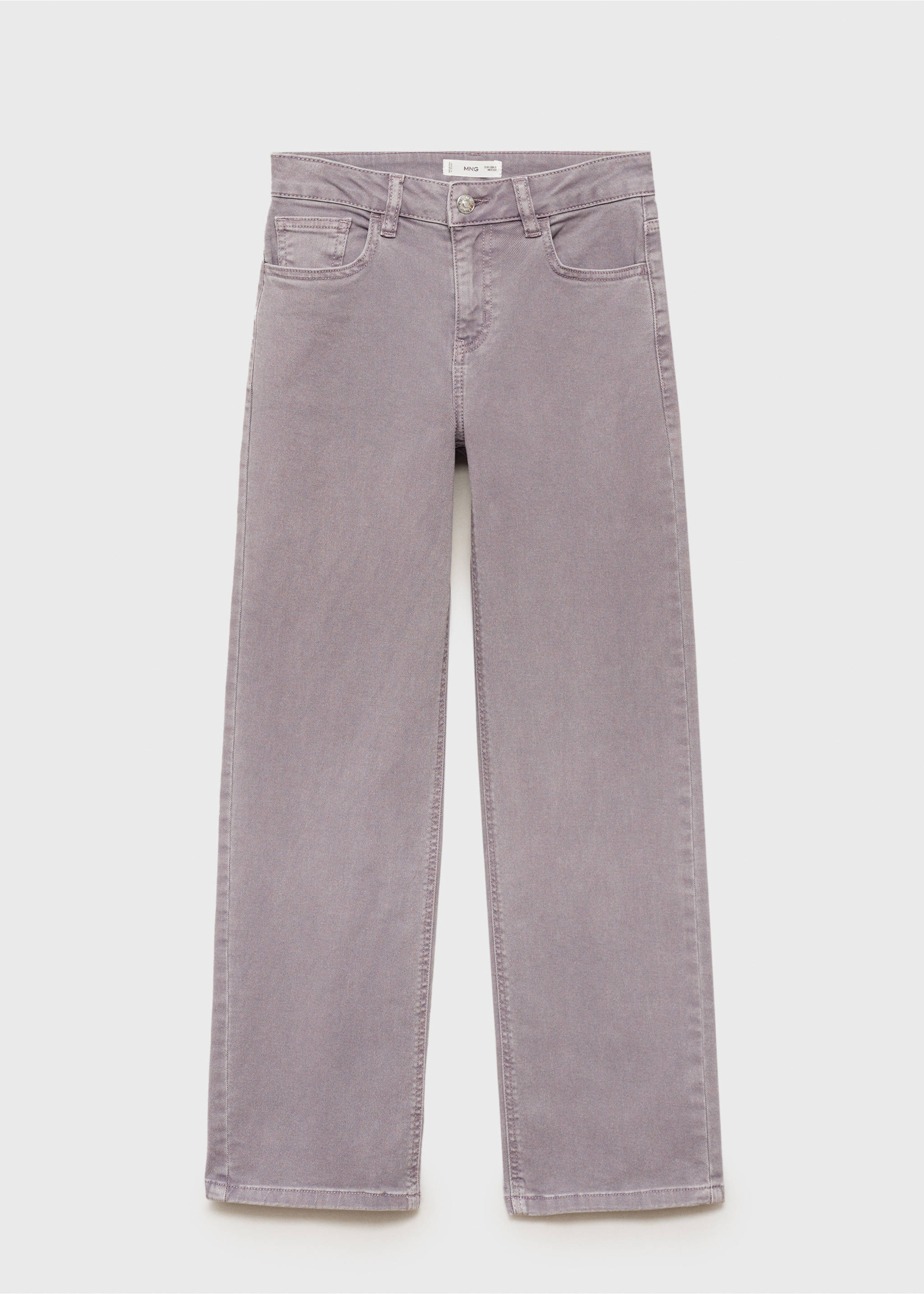 Straight fit jeans - Article without model, Lilac. Ref: 87070417-00.