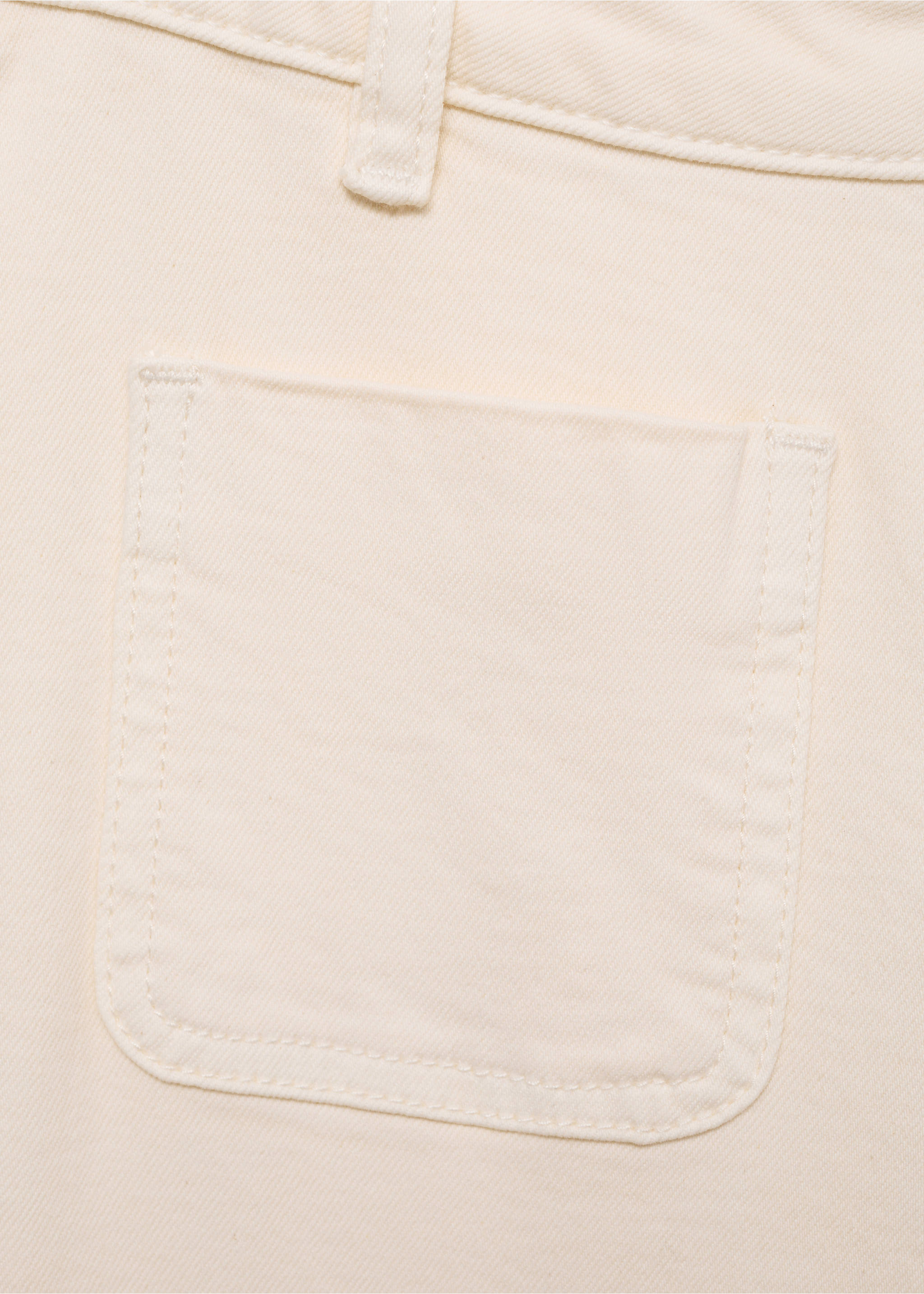 Jean flare poches - Détail de l'article 0, Blanc cassé. Ref: 87070420-00.