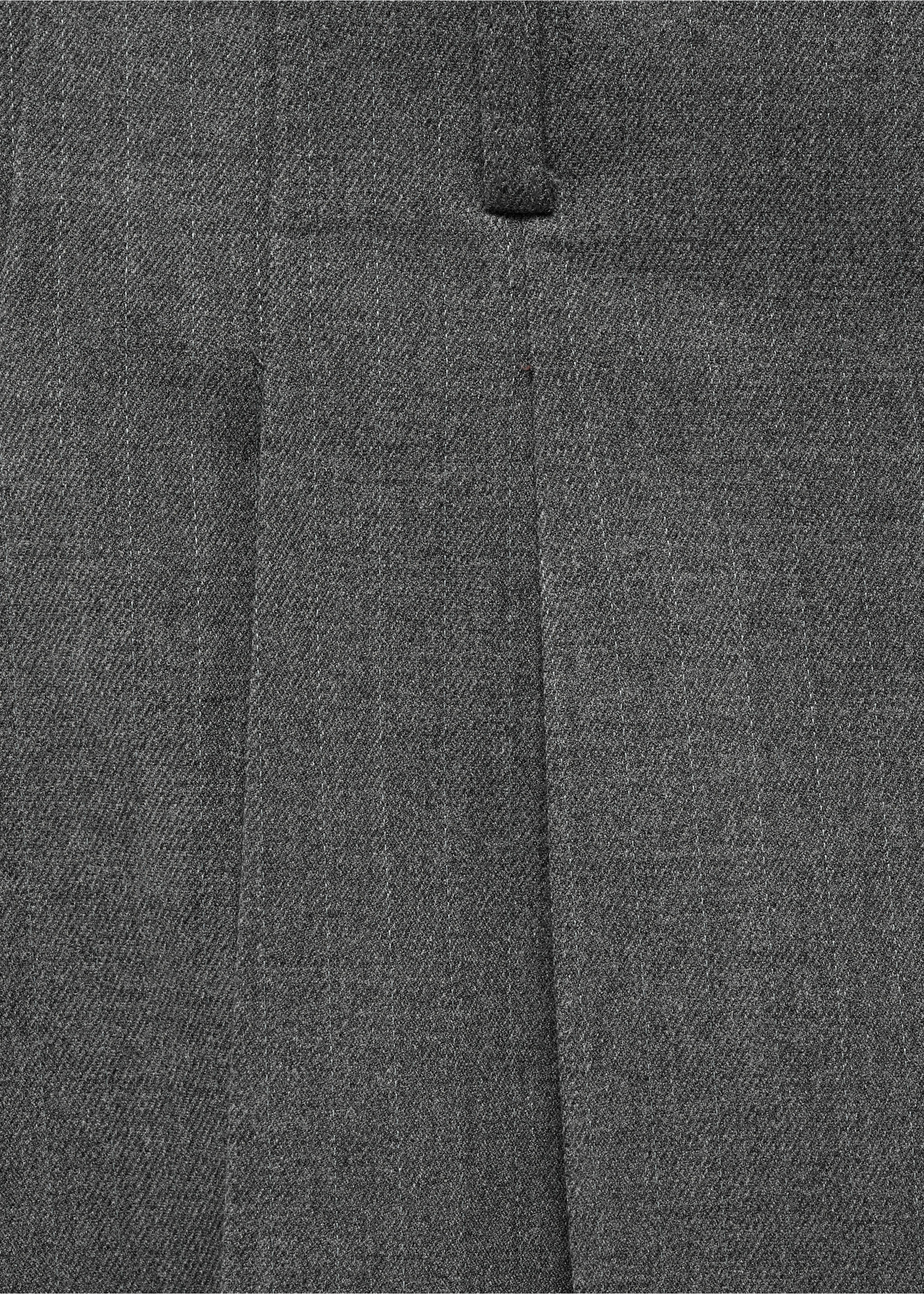 Minijupe plissée - Détail de l'article 8, Gris. Ref: 87070421-00.