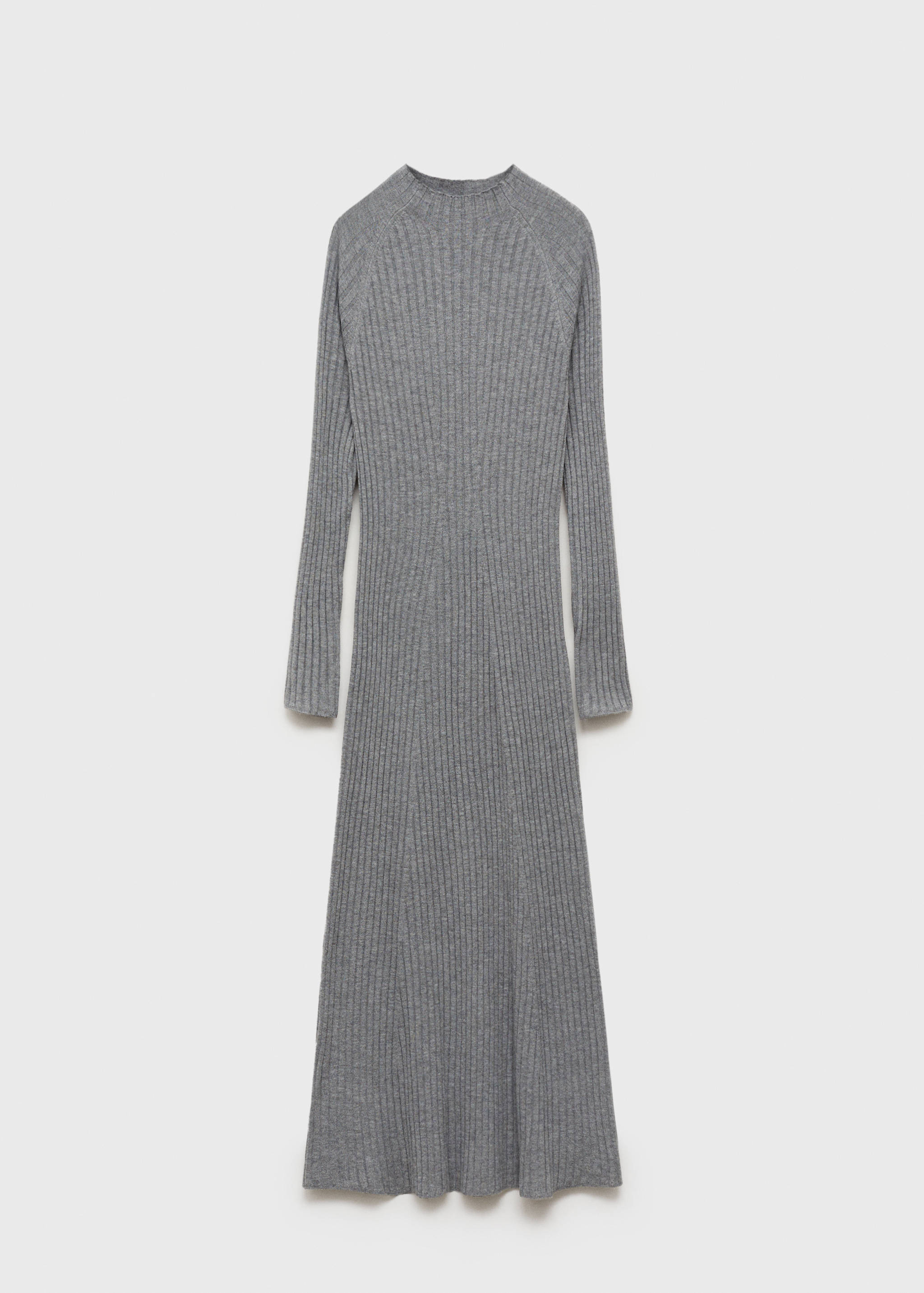 Stickad klockad klänning perkinskrage - Artikel utan modell