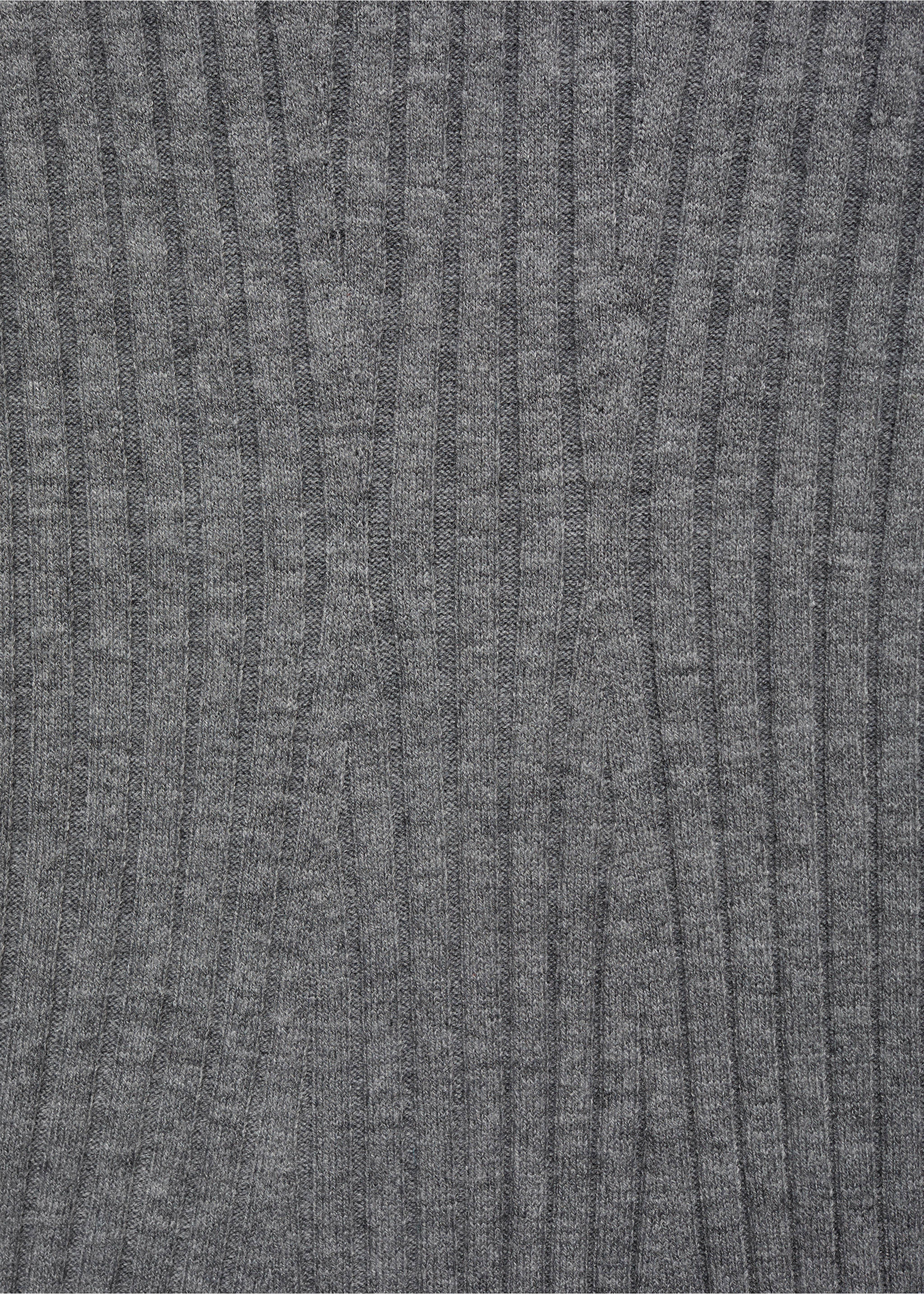 Stickad klockad klänning perkinskrage - Detaljer om artikeln 0, Medium Heather grå. Ref: 87070424-00.