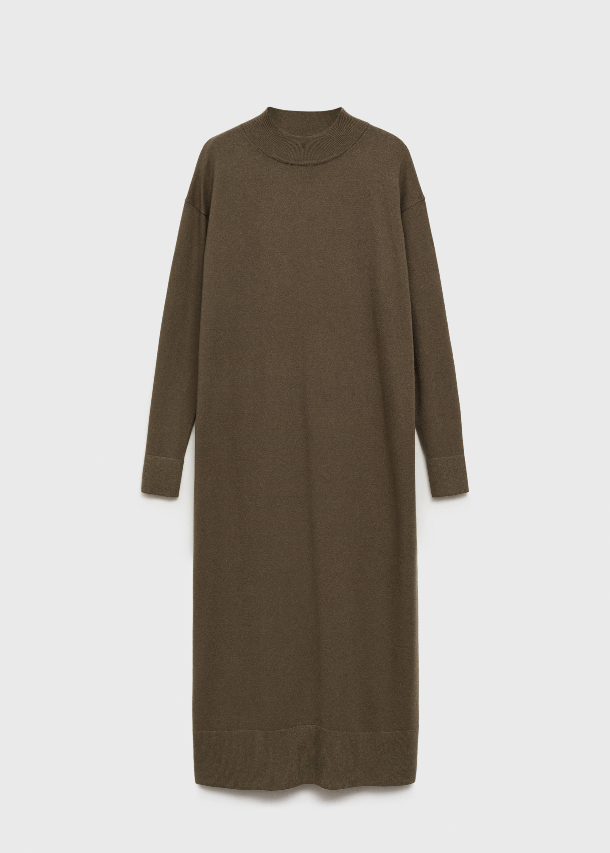 Perkins-neck knitted dress - Article without model