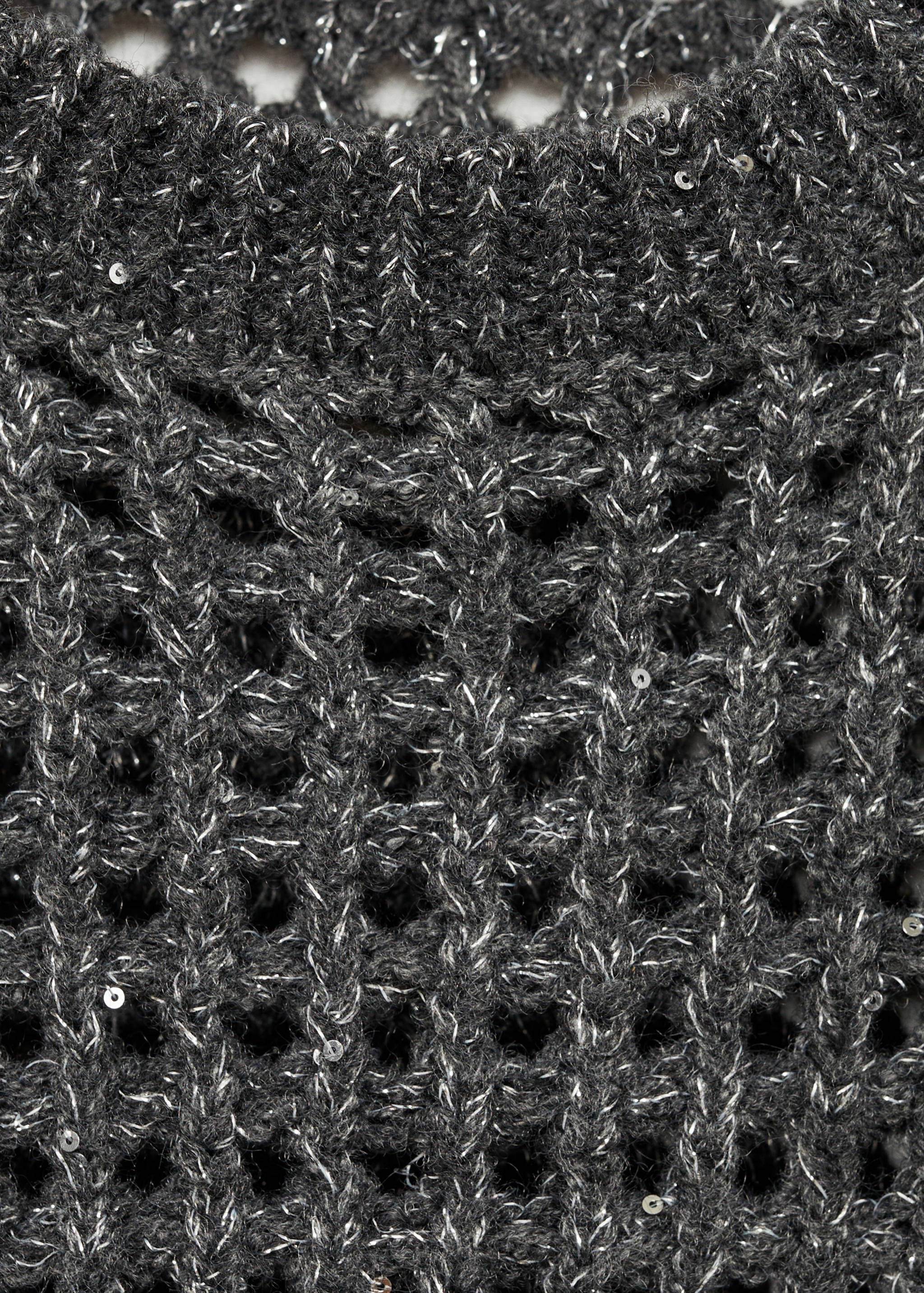 Lochstrickpullunder aus Lurex - Detail des Artikels 8