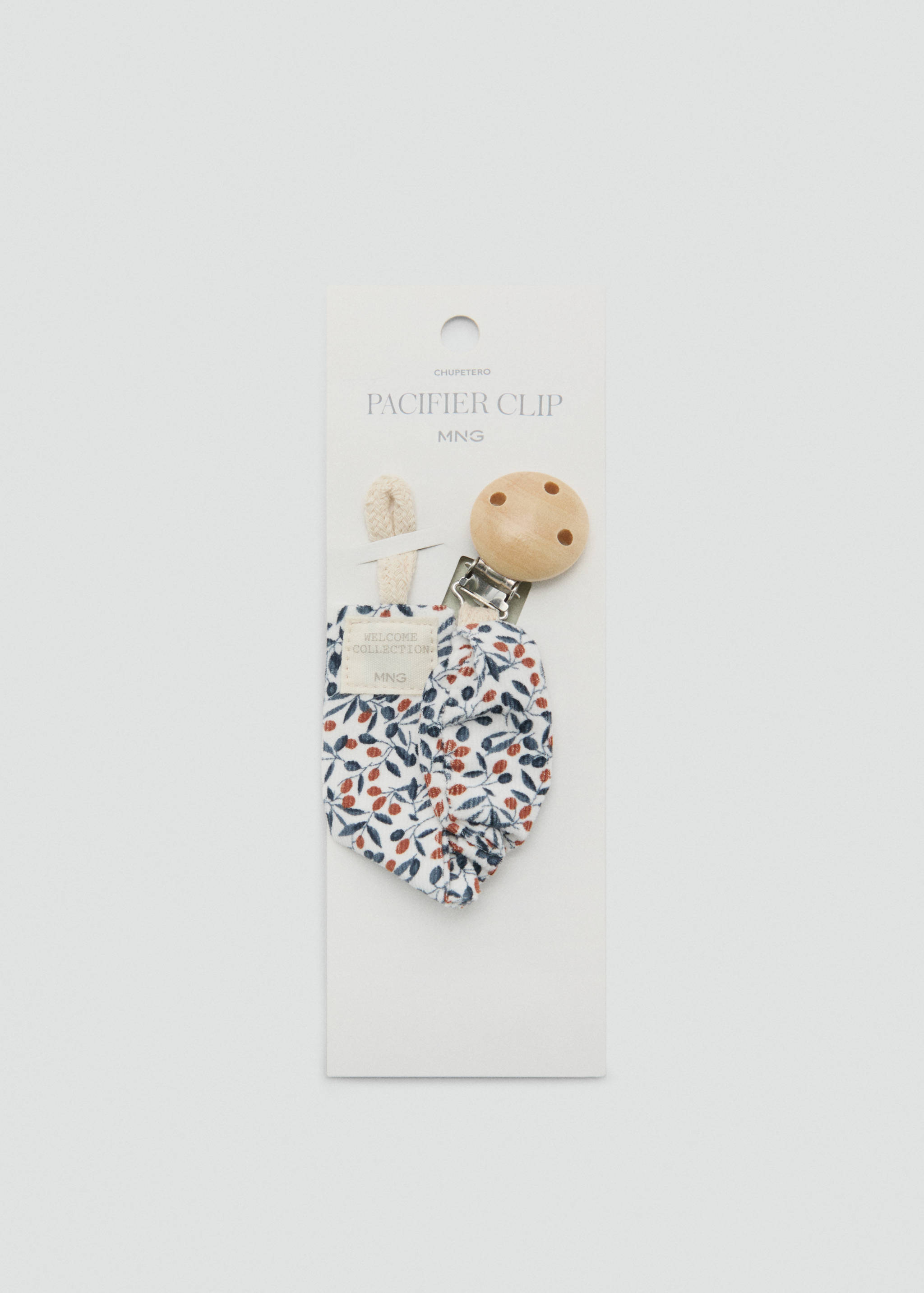 Printed brooch pacifier holder - Medium plane