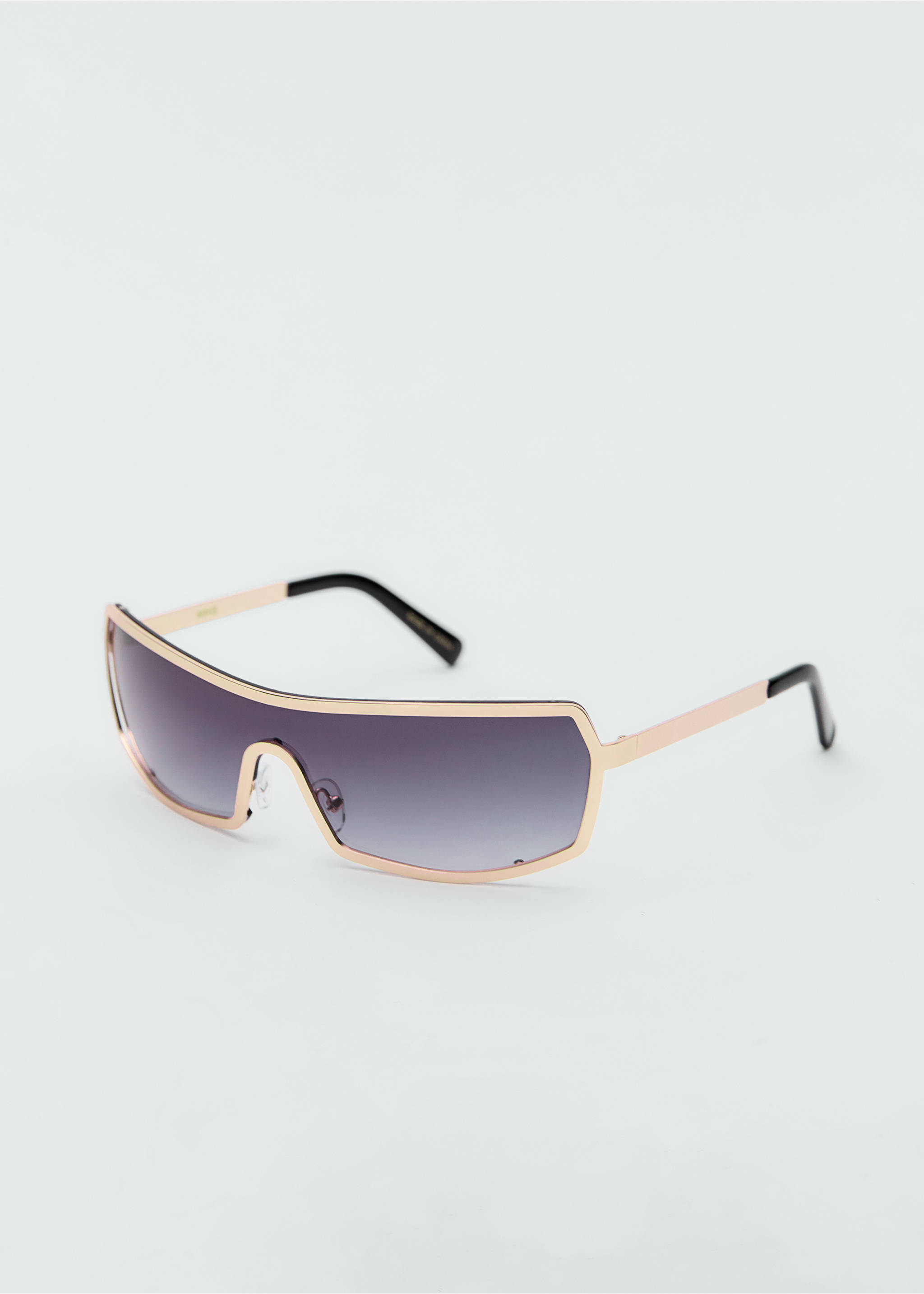 Screen style sunglasses - Medium plane, Gold. Ref: 87070441-00.