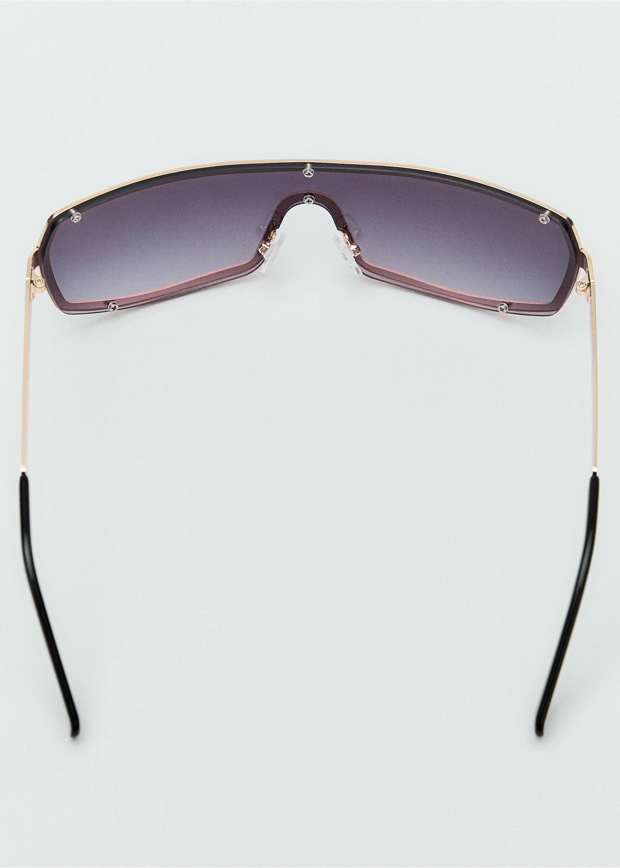 Screen style sunglasses - Details of the article 1, Gold. Ref: 87070441-00.