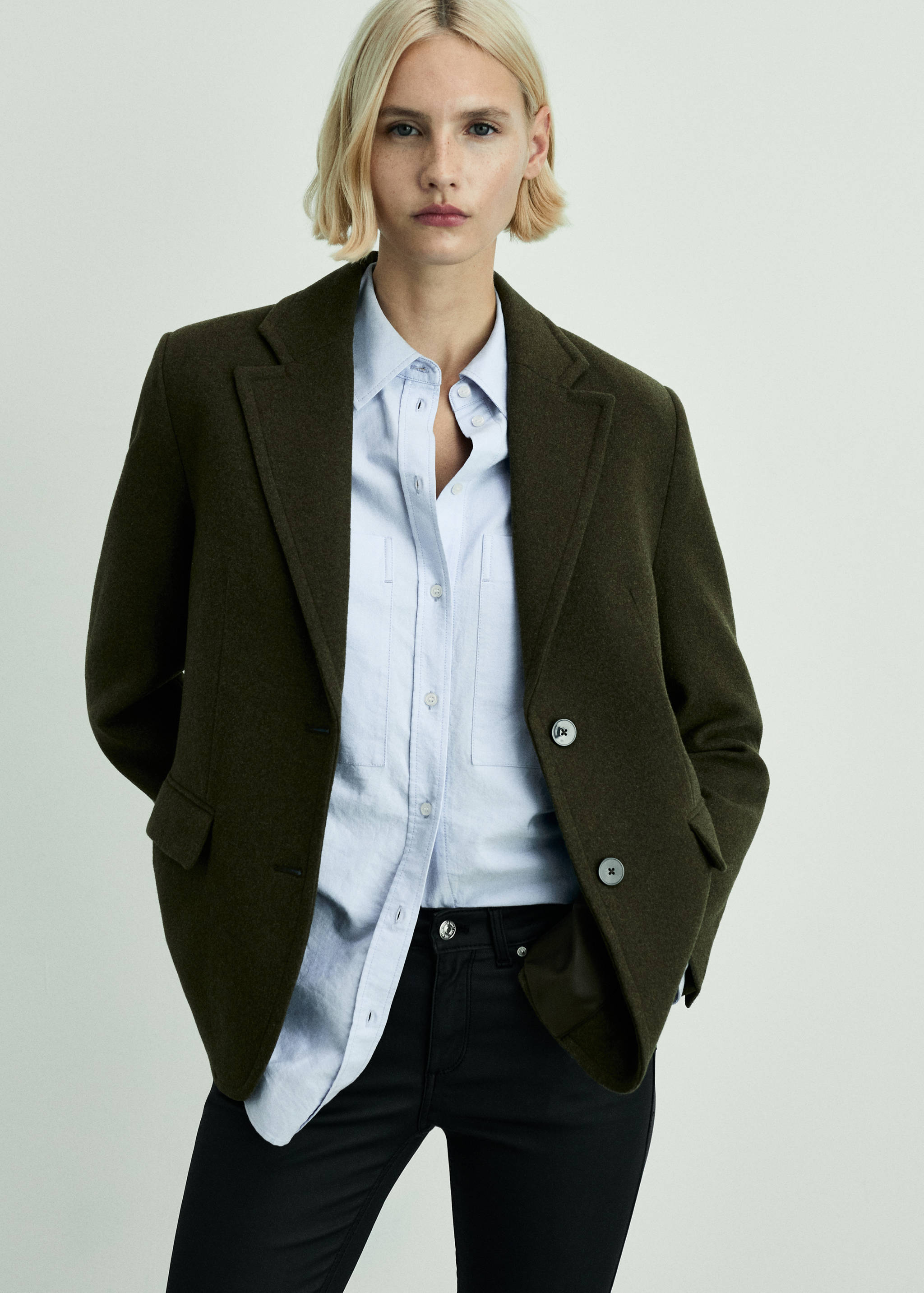 Jeans Pushup skinny encerados - Detalle del artículo 1