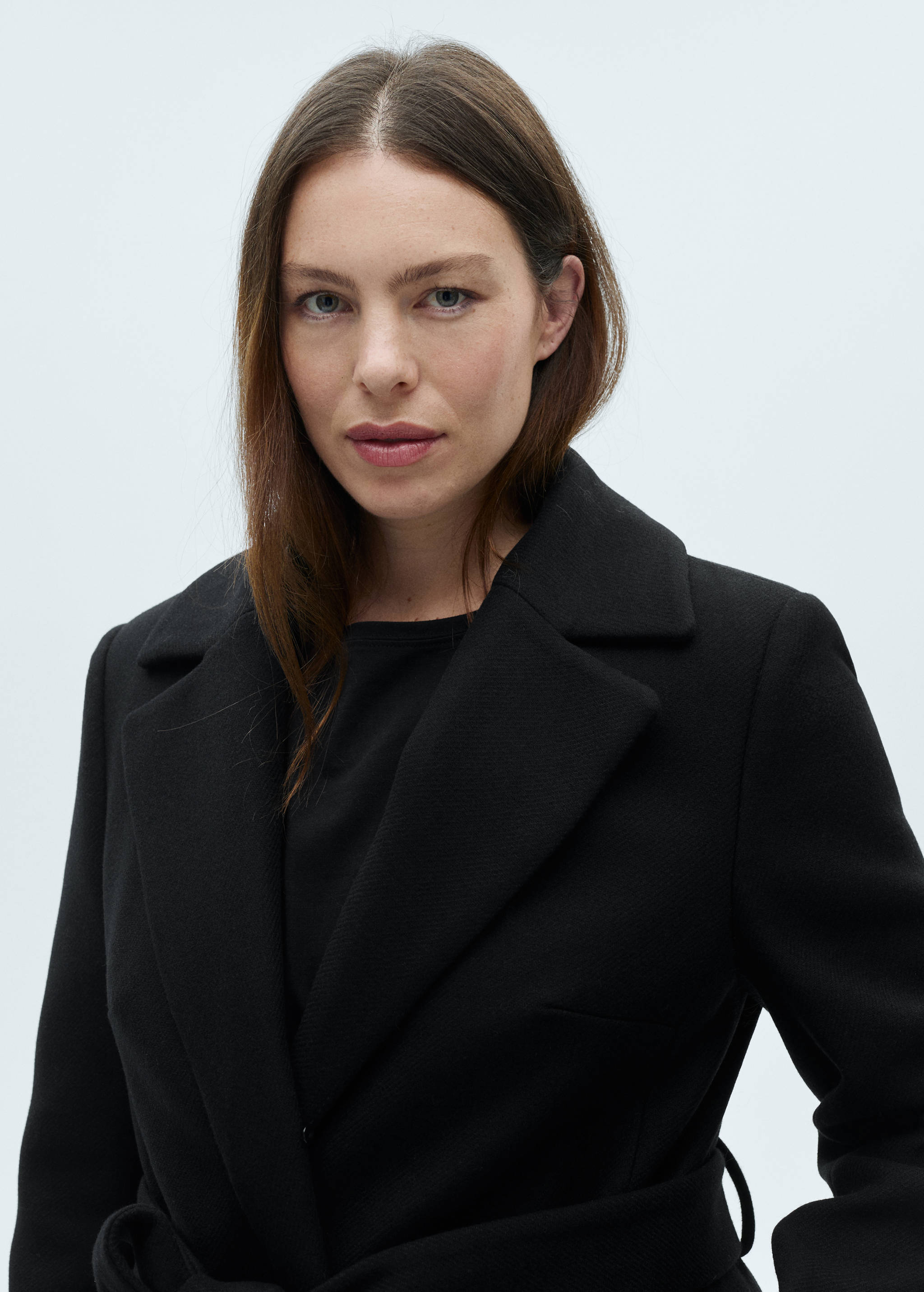 Abrigo lana Manteco cuello pelo desmontable - Detalle del artículo 4