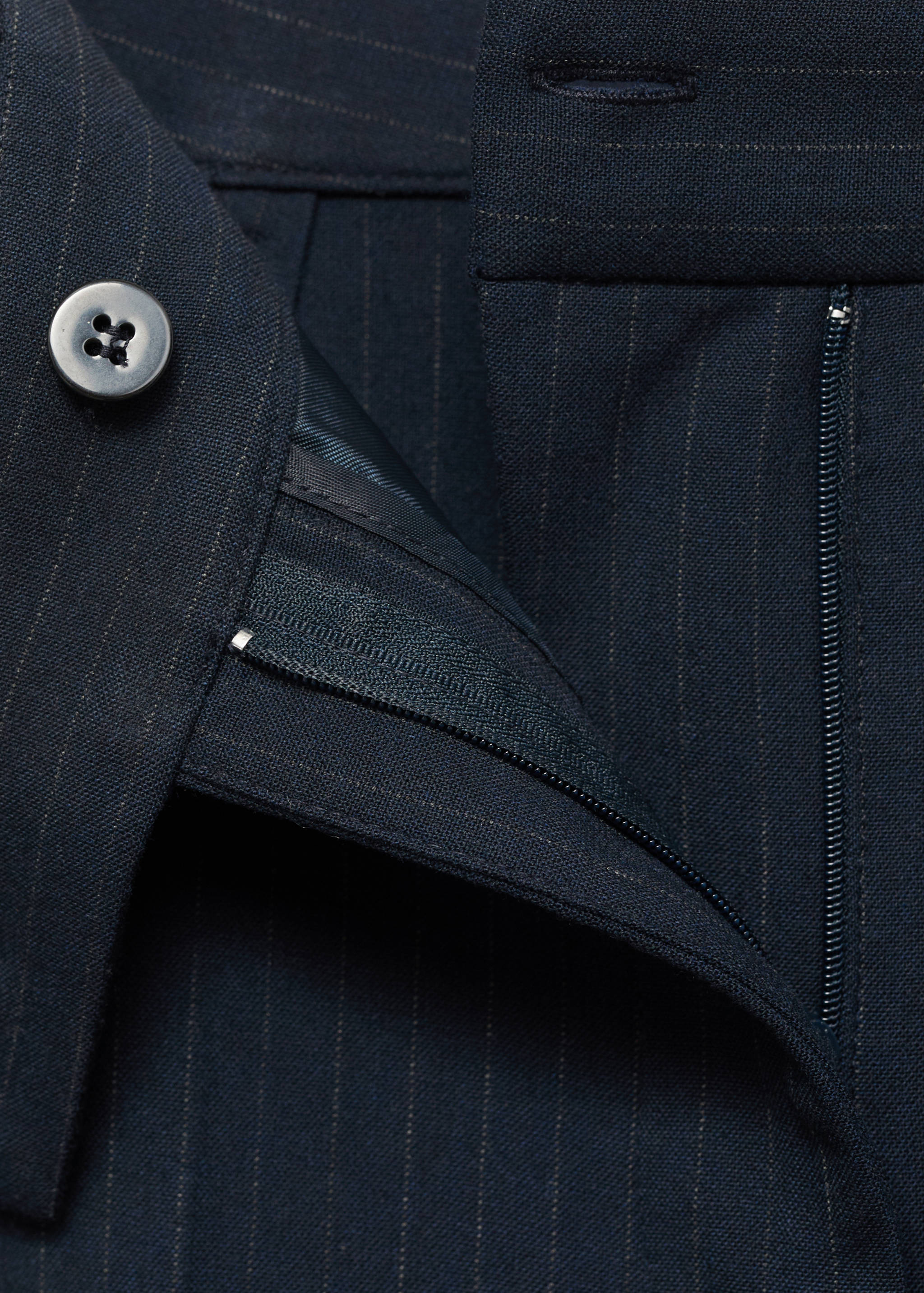 Pinstripe suit trousers - Details of the article 8