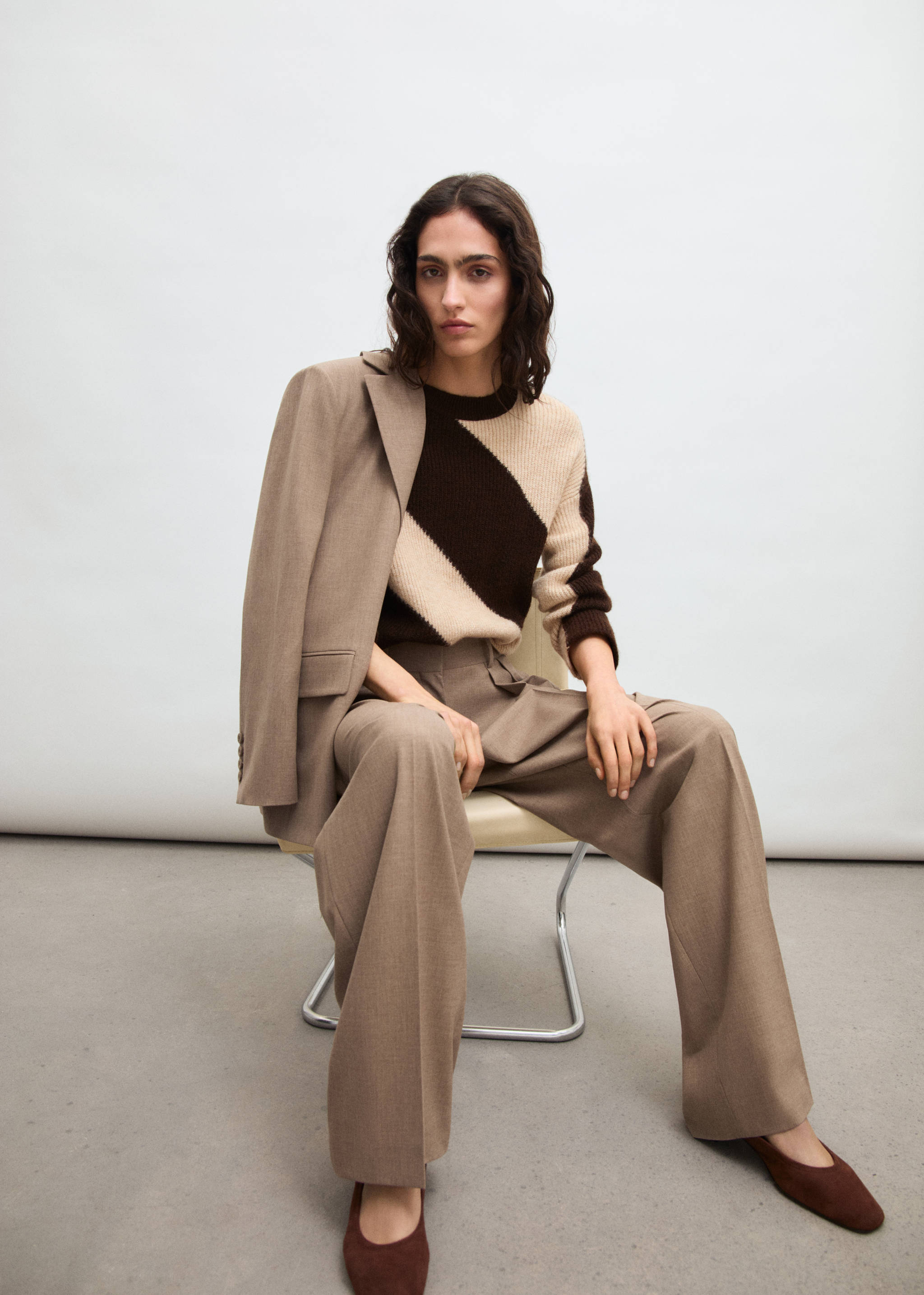 Knit striped sweater - Details of the article 6