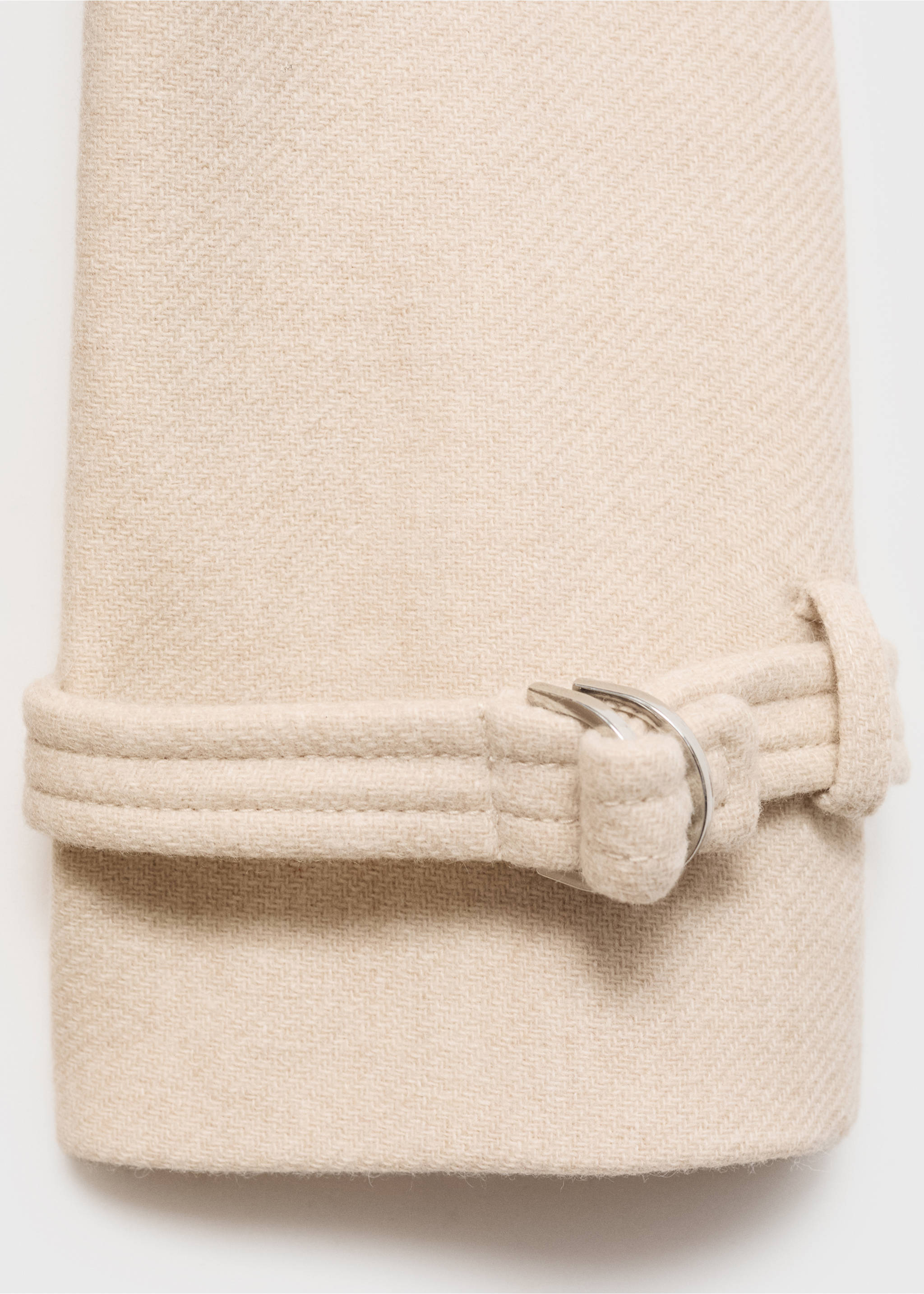 Manteco wool coat with oversized lapels - Details of the article 0, Light/Pastel Grey. Ref: 87070453-00.