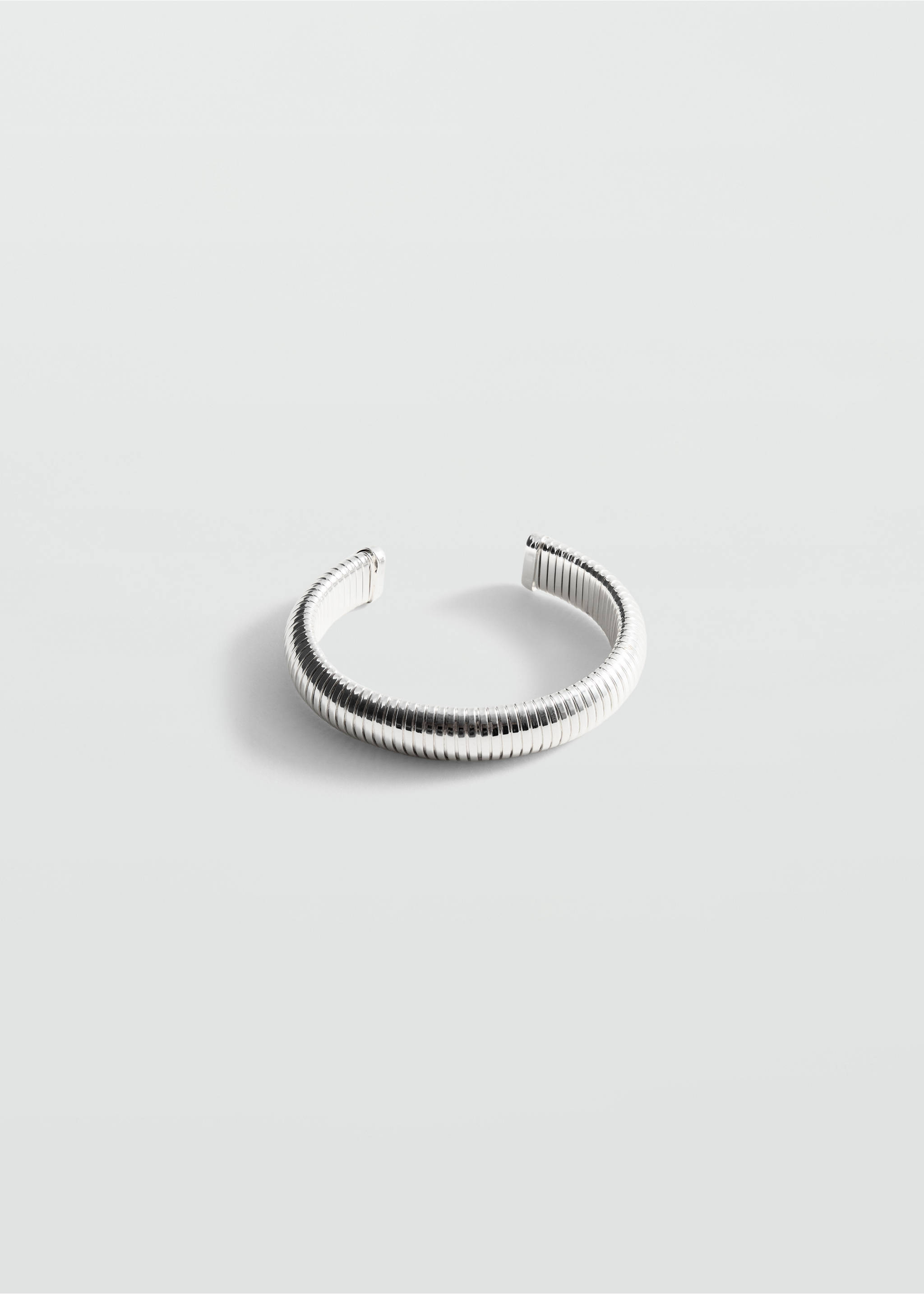 Pulsera rígida textura - Artículo sin modelo, Plata. Ref: 87070454-00.