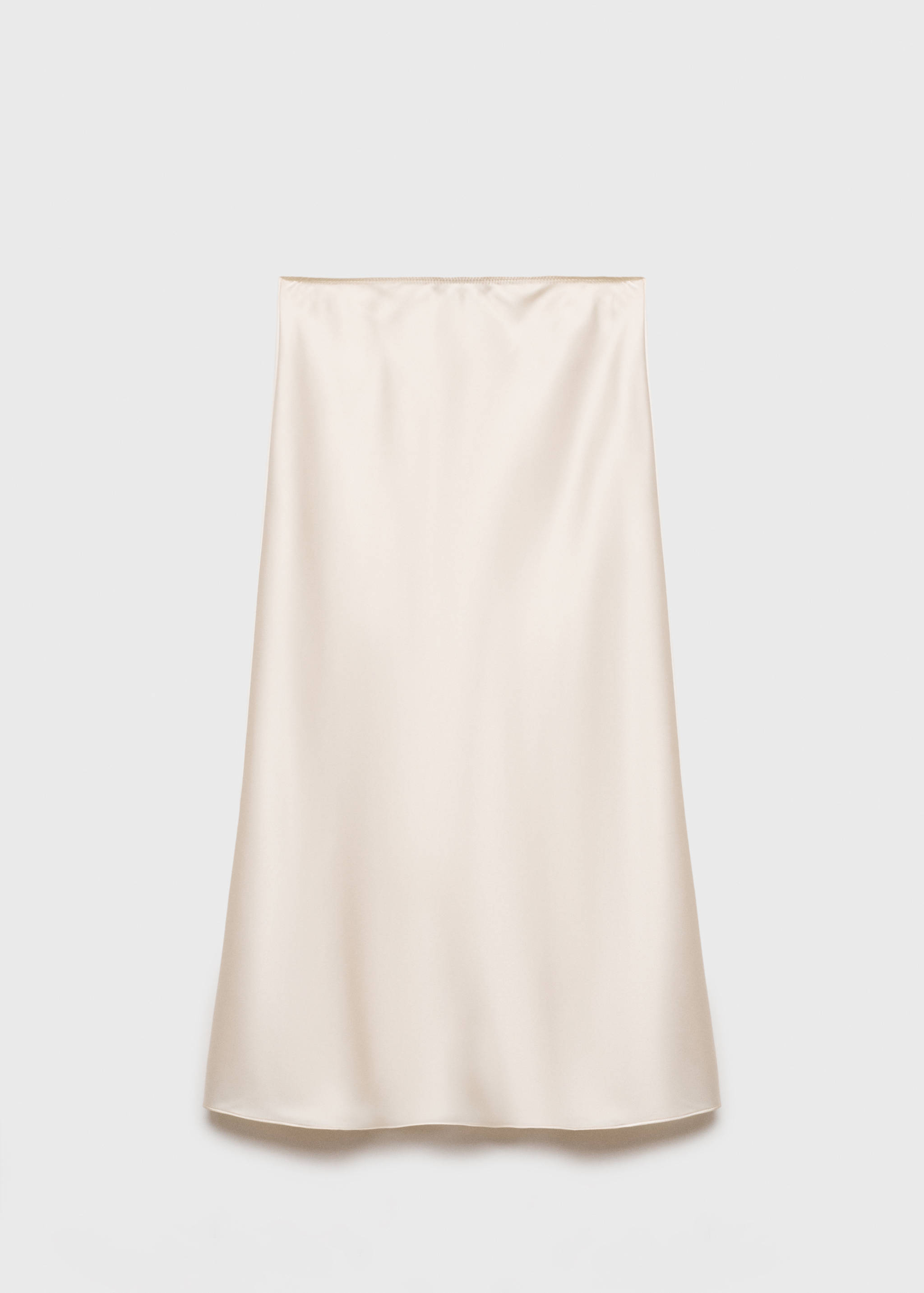 Midi satin skirt - Article without model