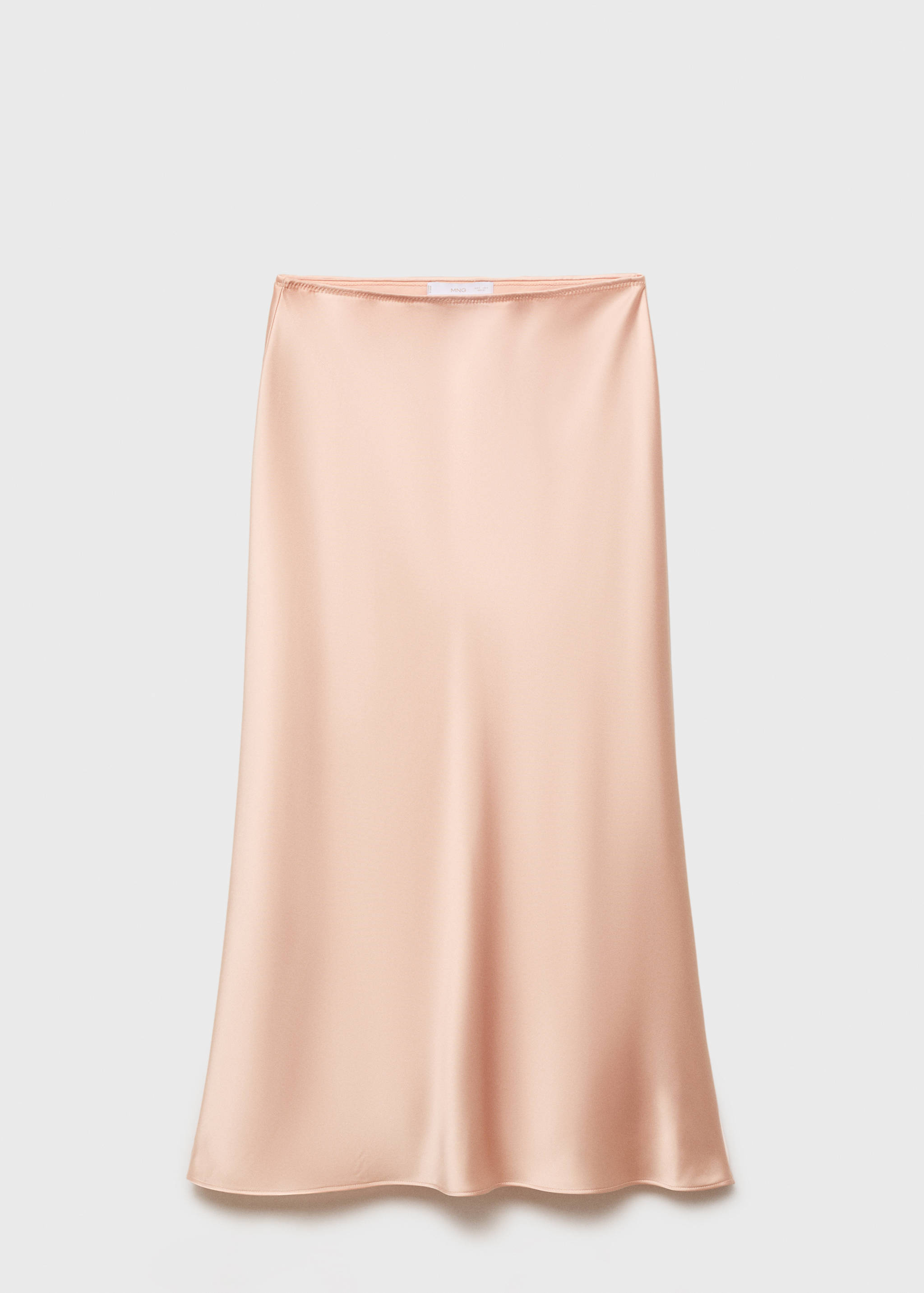Midi satin skirt - Article without model