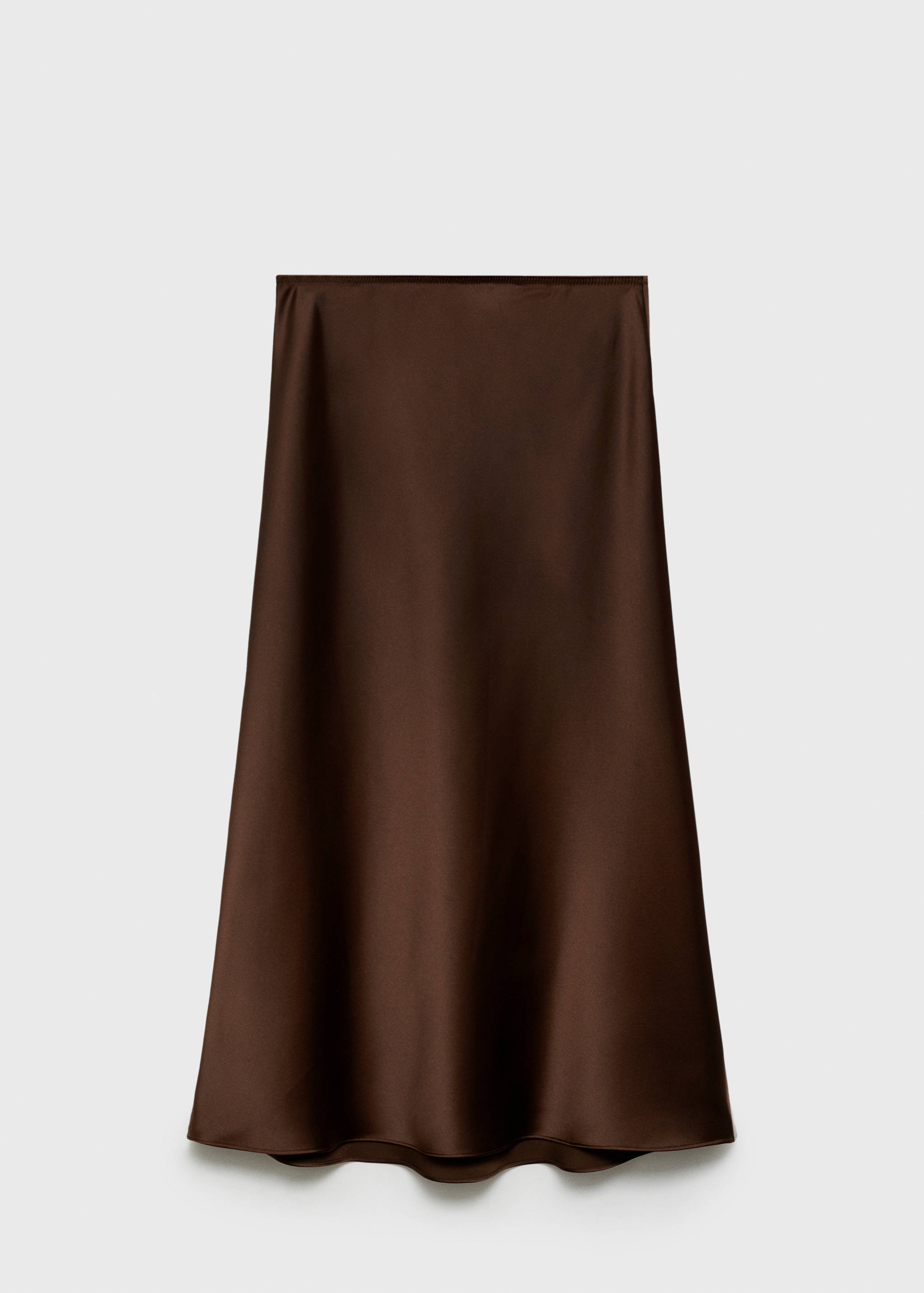 Midi satin skirt - Article without model