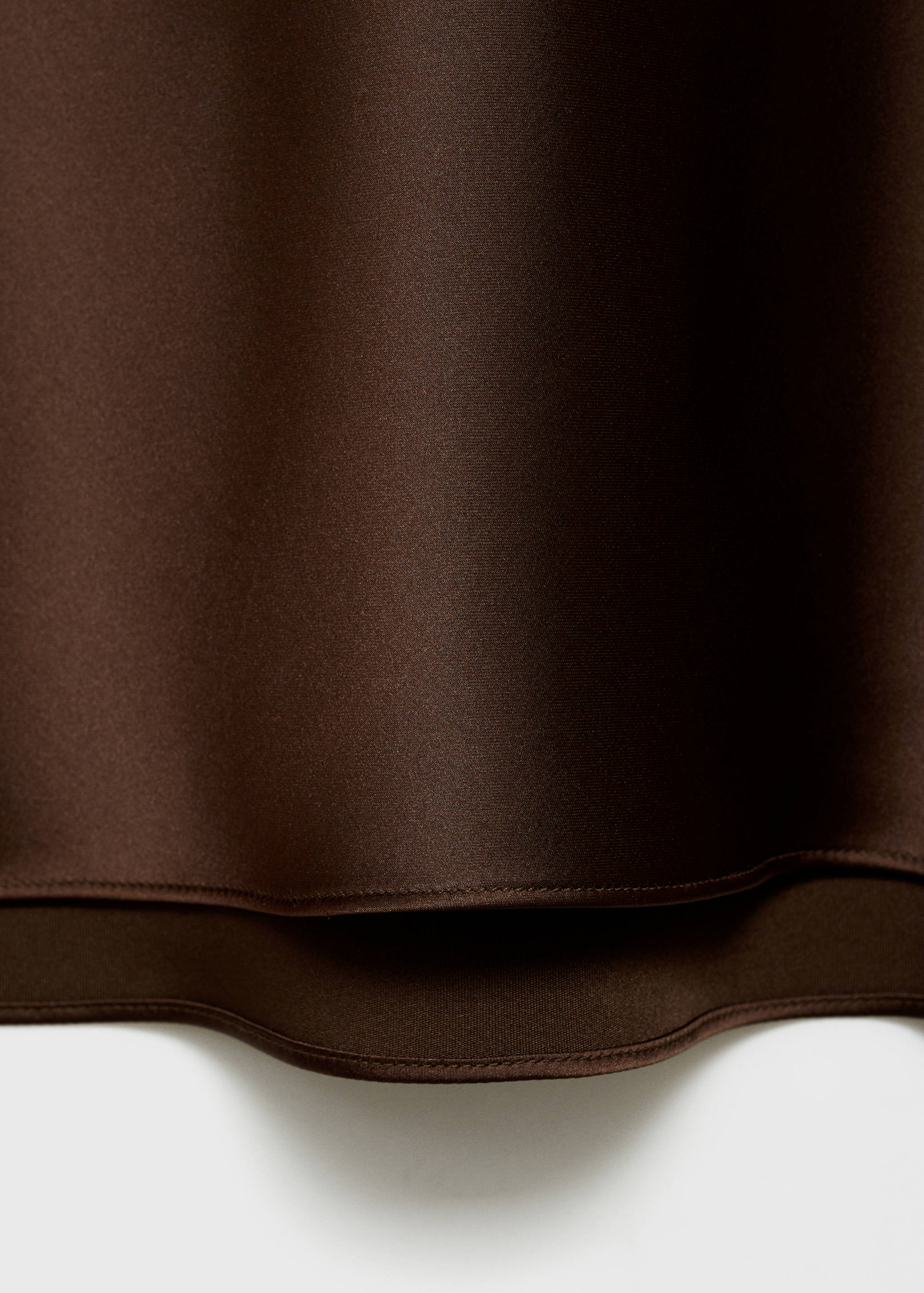 Midi satin skirt - Details of the article 8