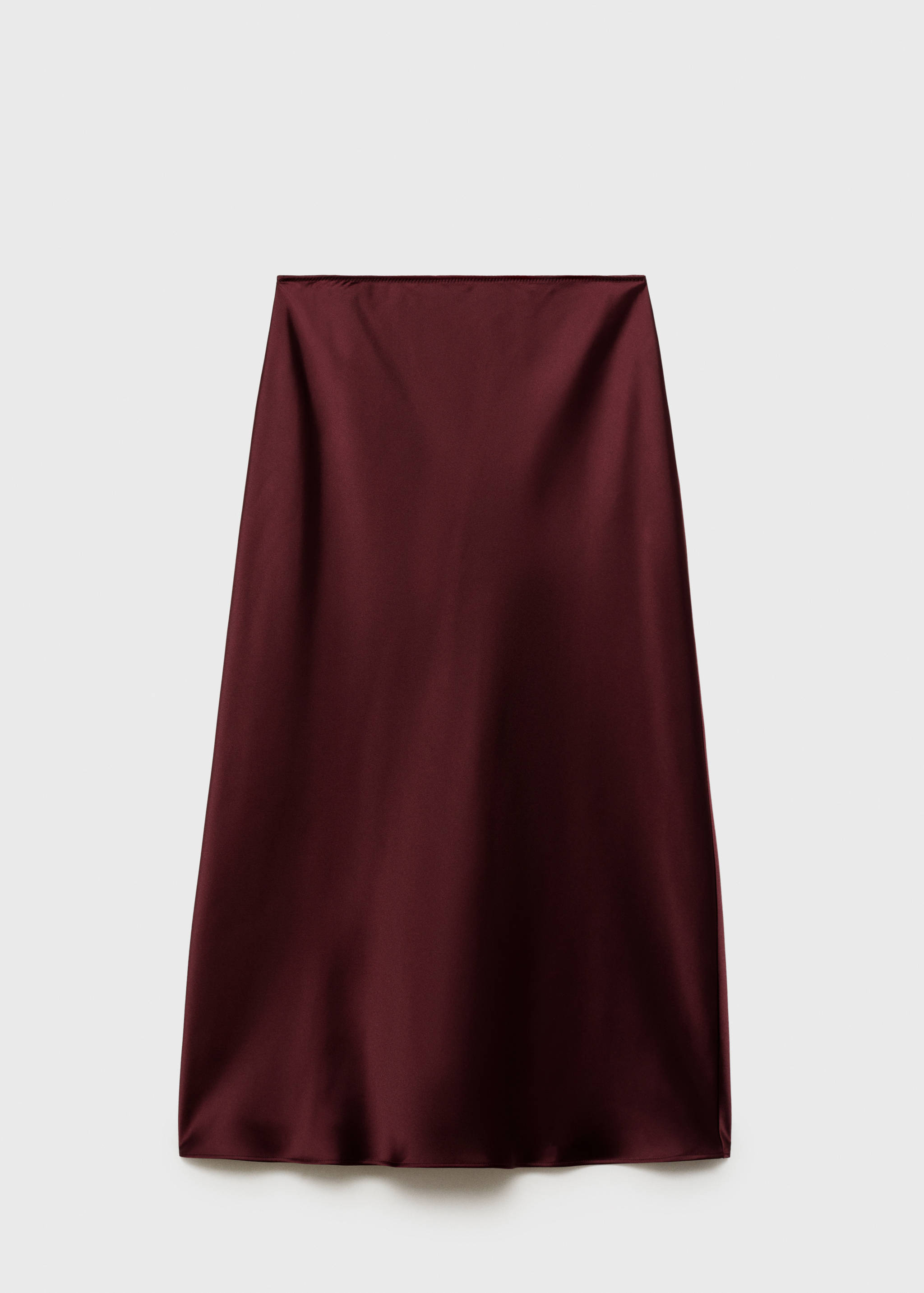 Midi satin skirt - Article without model