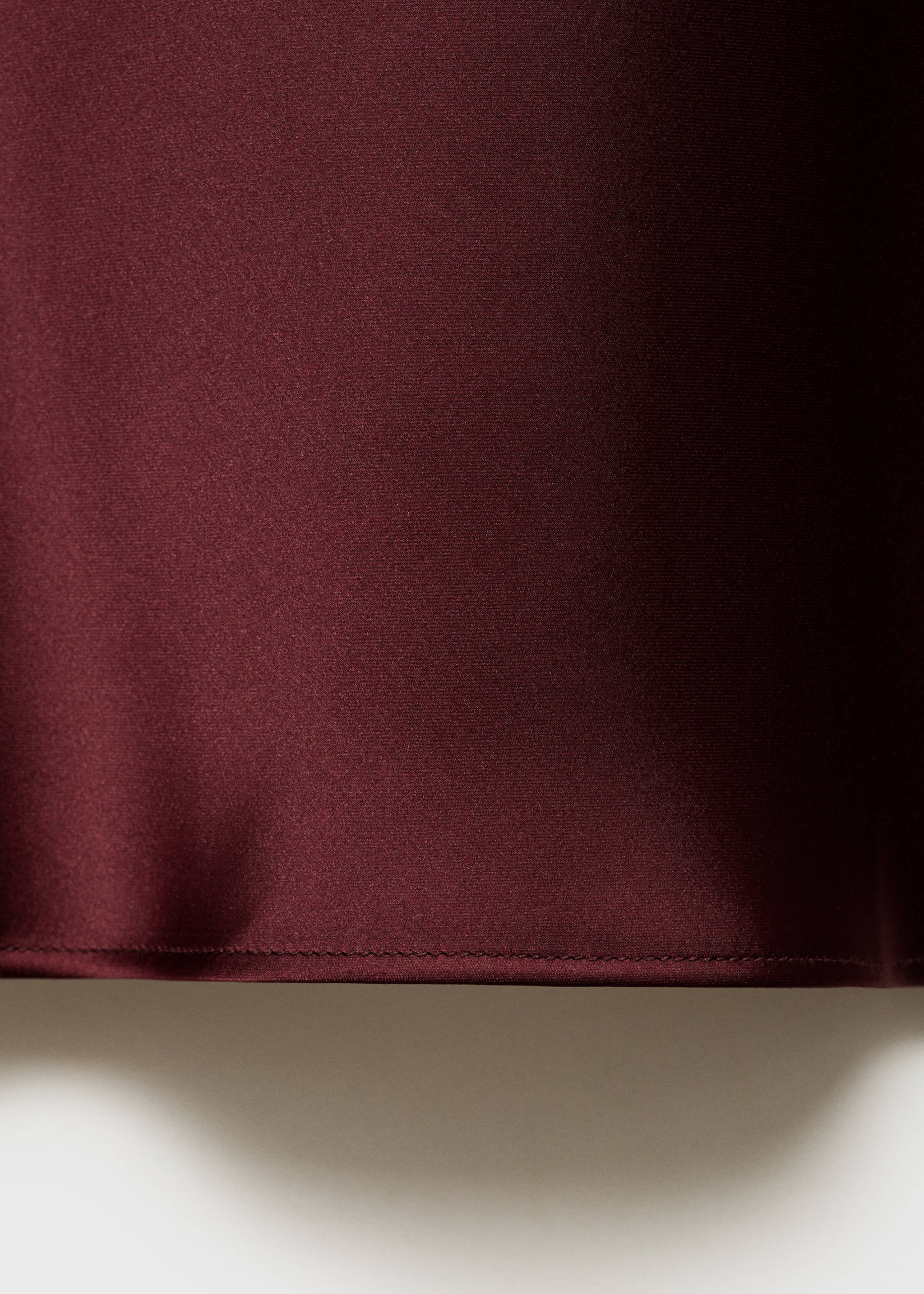 Midi satin skirt - Details of the article 8