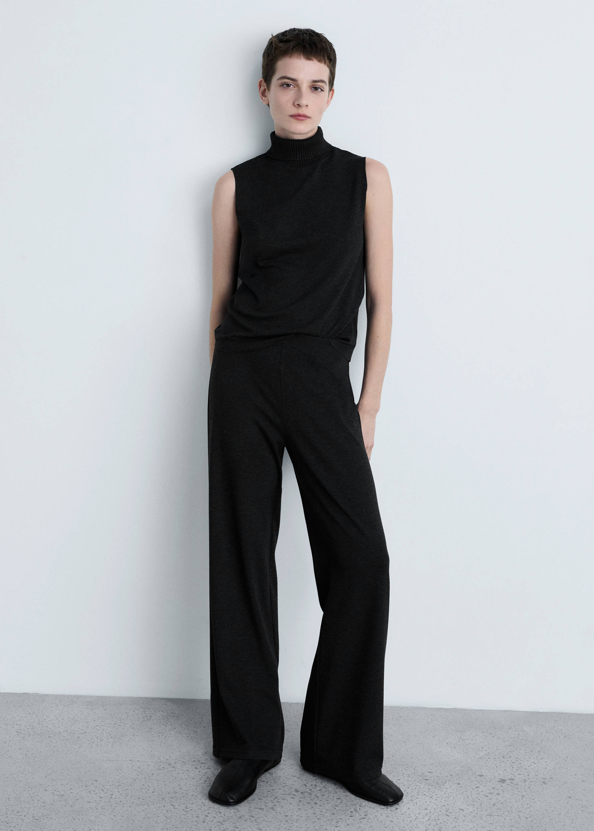 Top maille col montant - Plan général