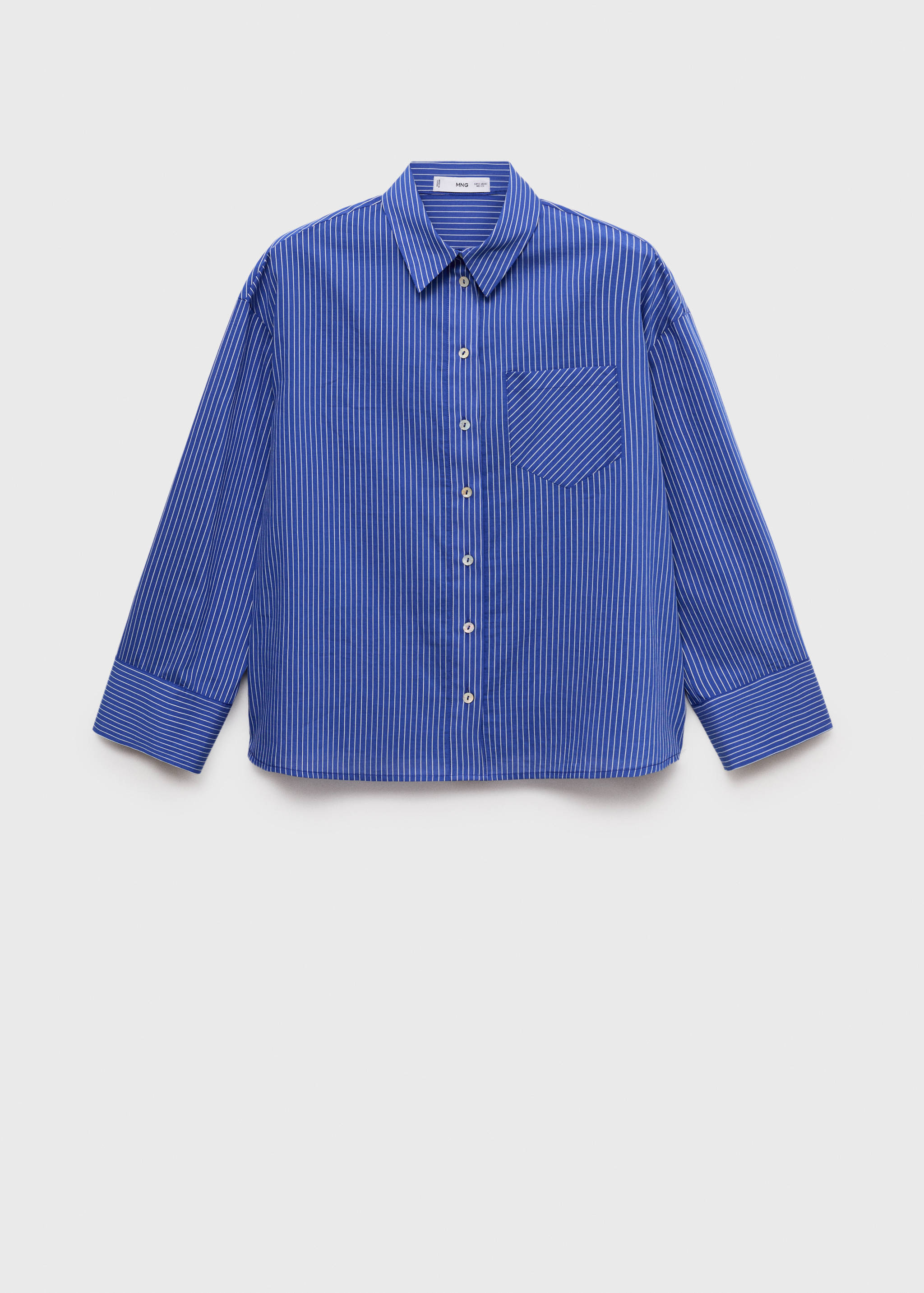 Camisa mezcla algodón rayas - Artículo sin modelo