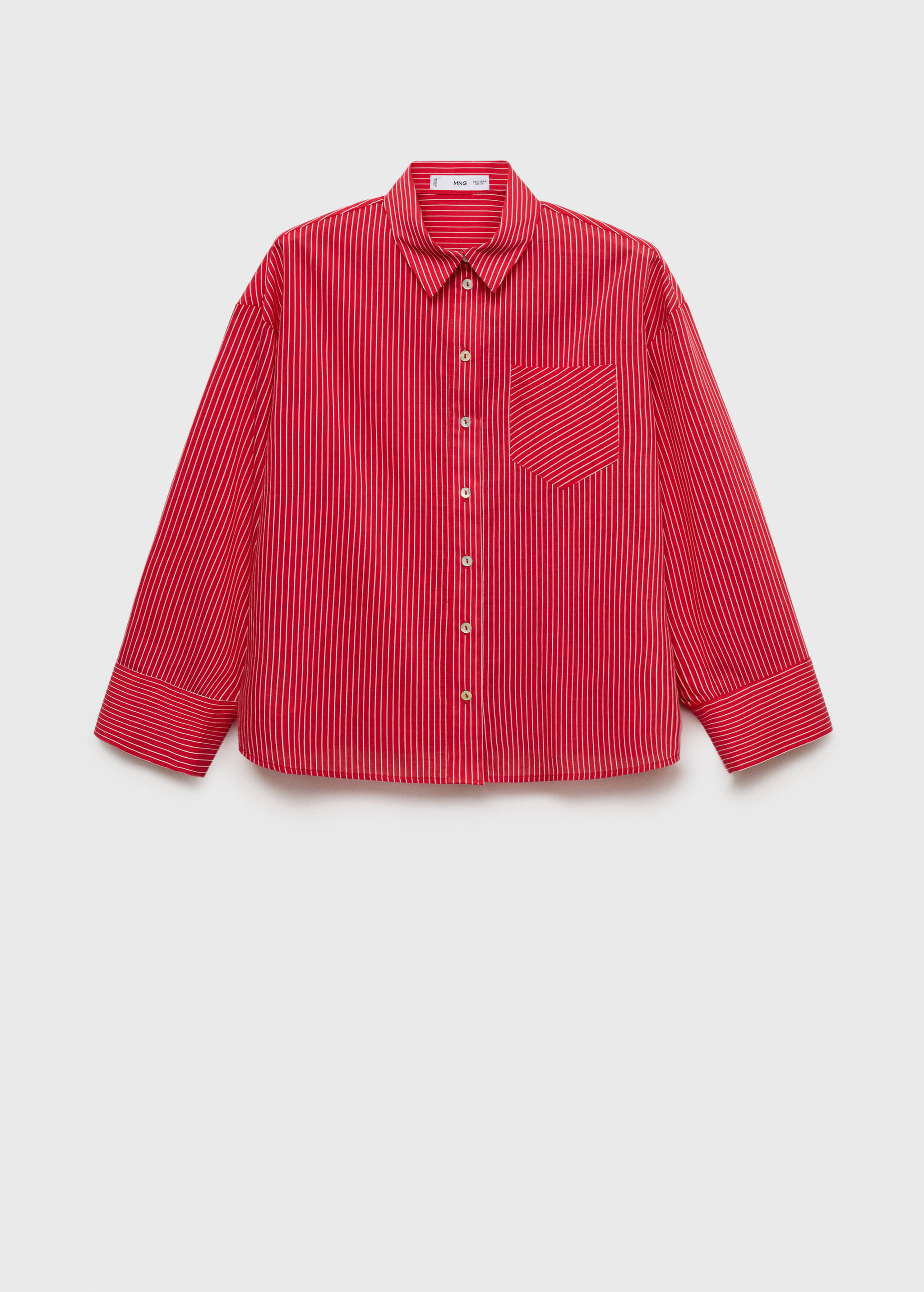 Camisa mezcla algodón rayas - Artículo sin modelo